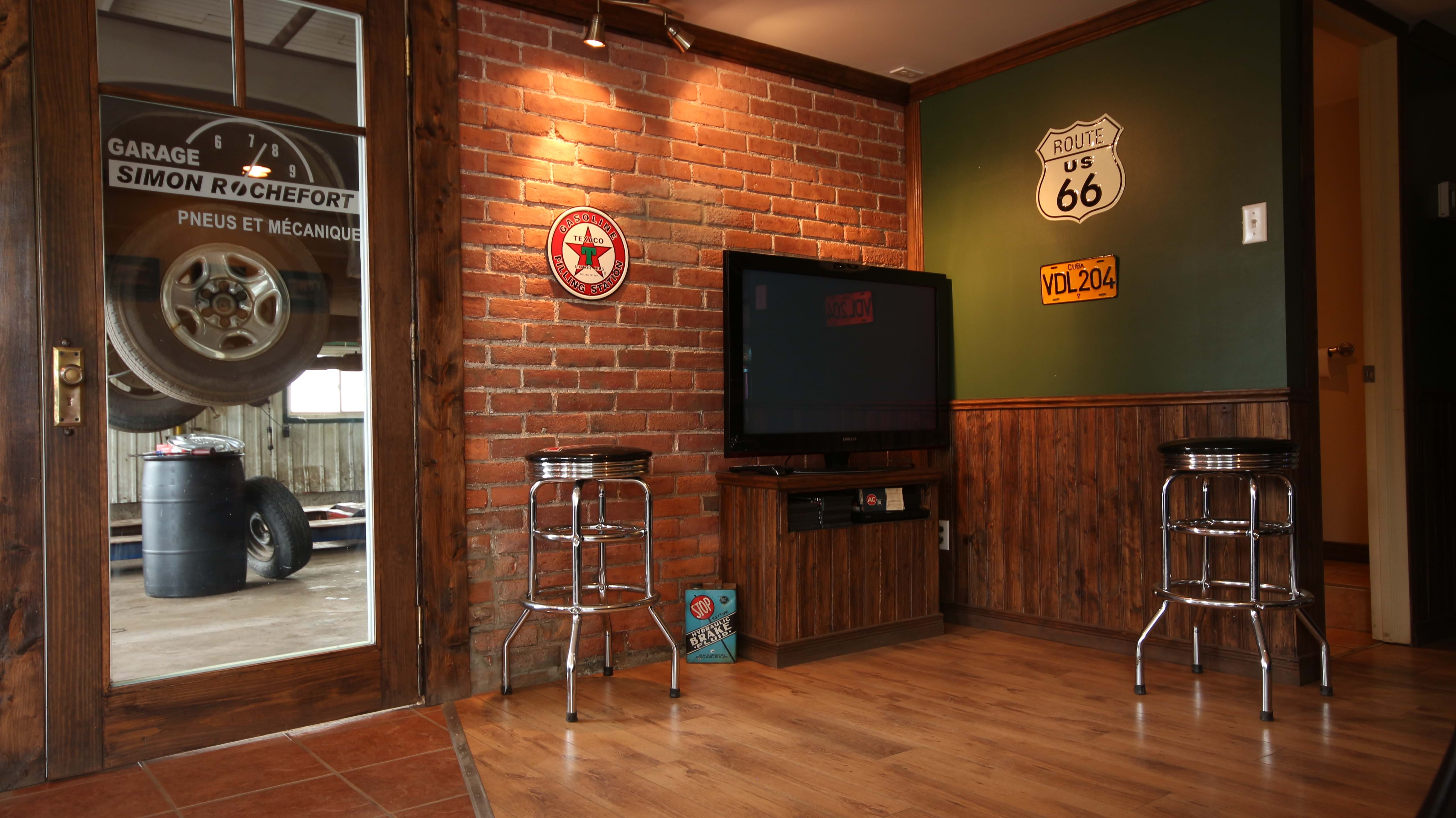 Garage rétro antique