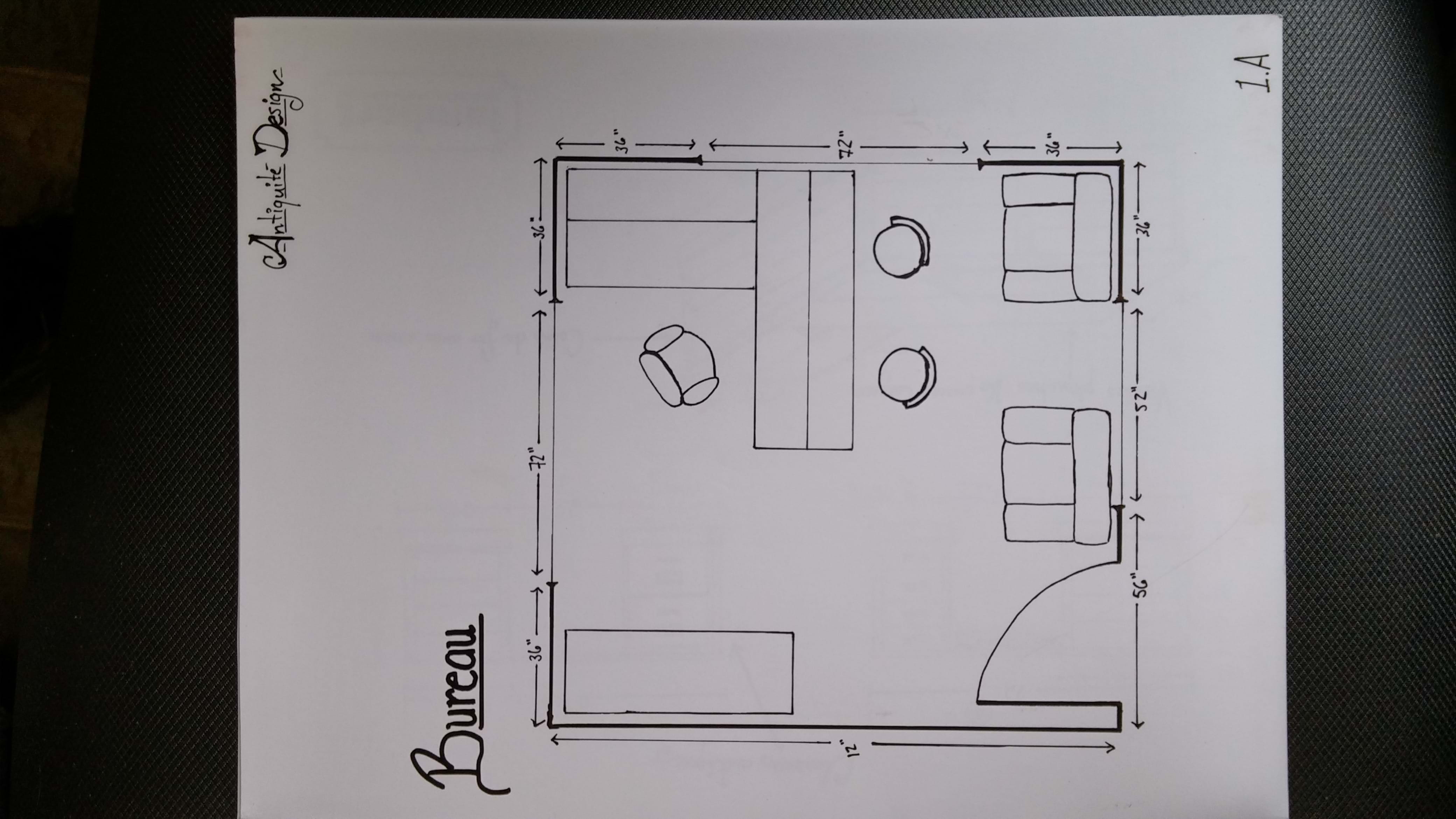 Bureau de travail style industriel à Québec