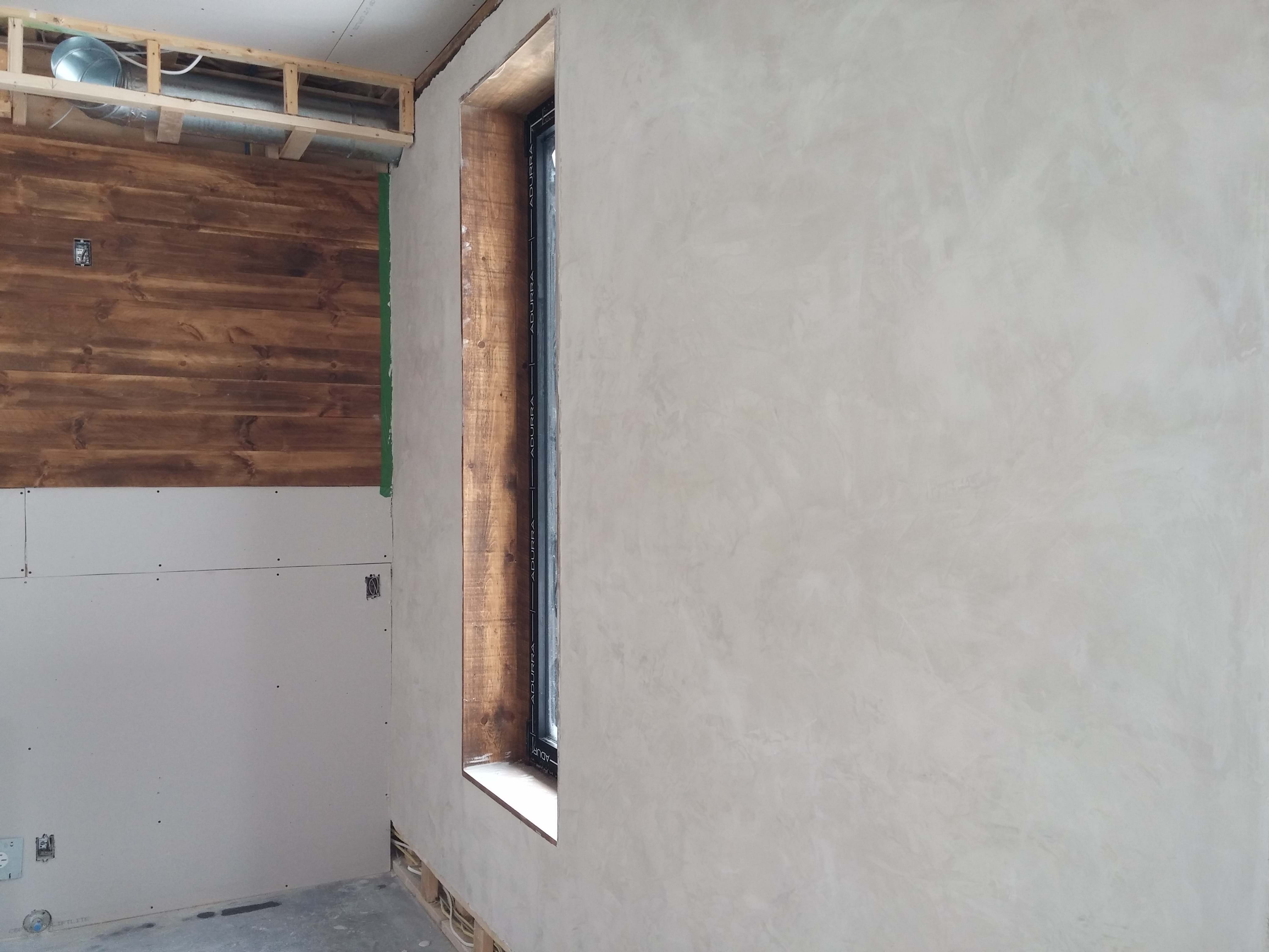 Murs en argile écologique