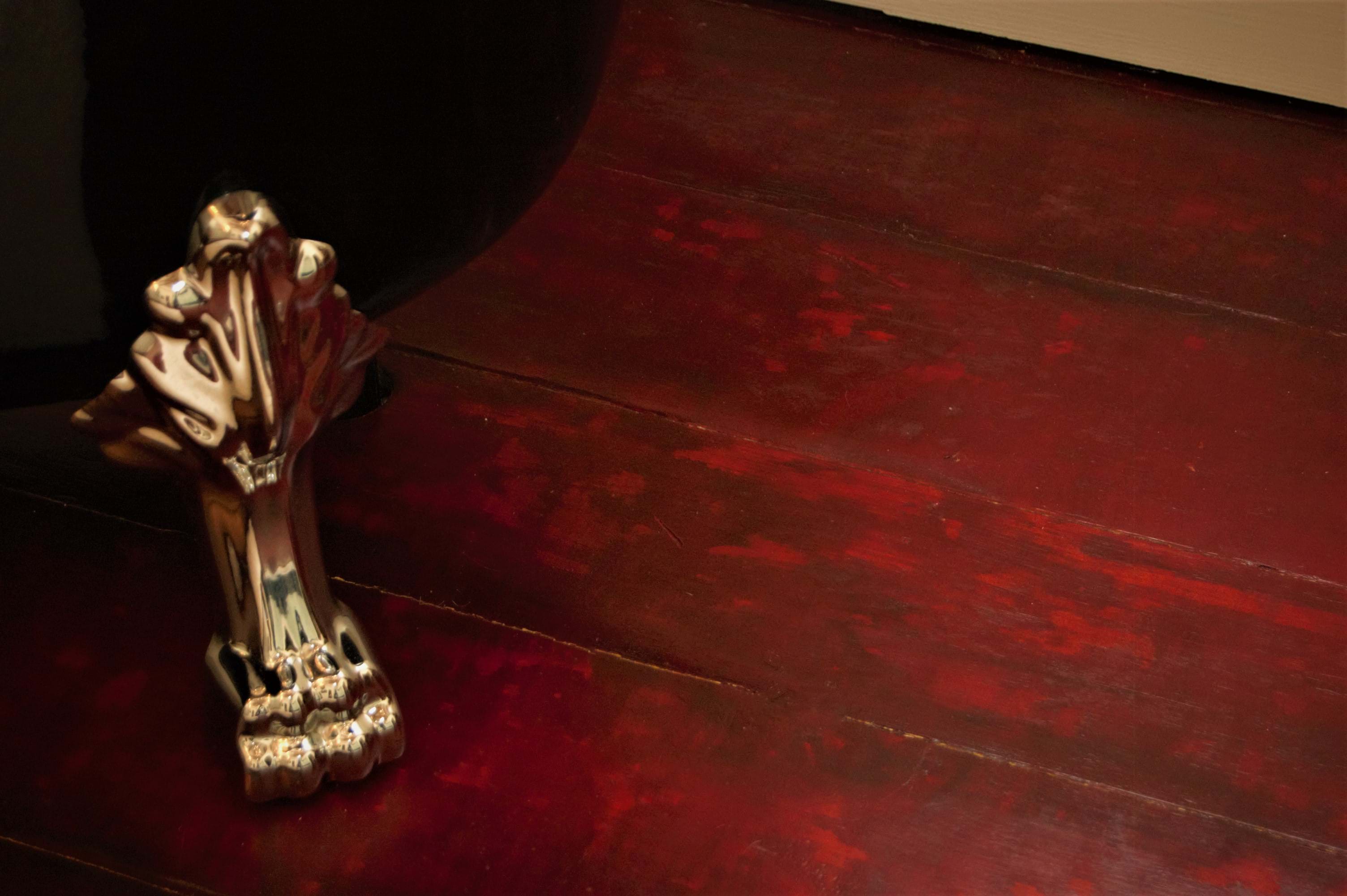Plancher rouge sang de boeuf
