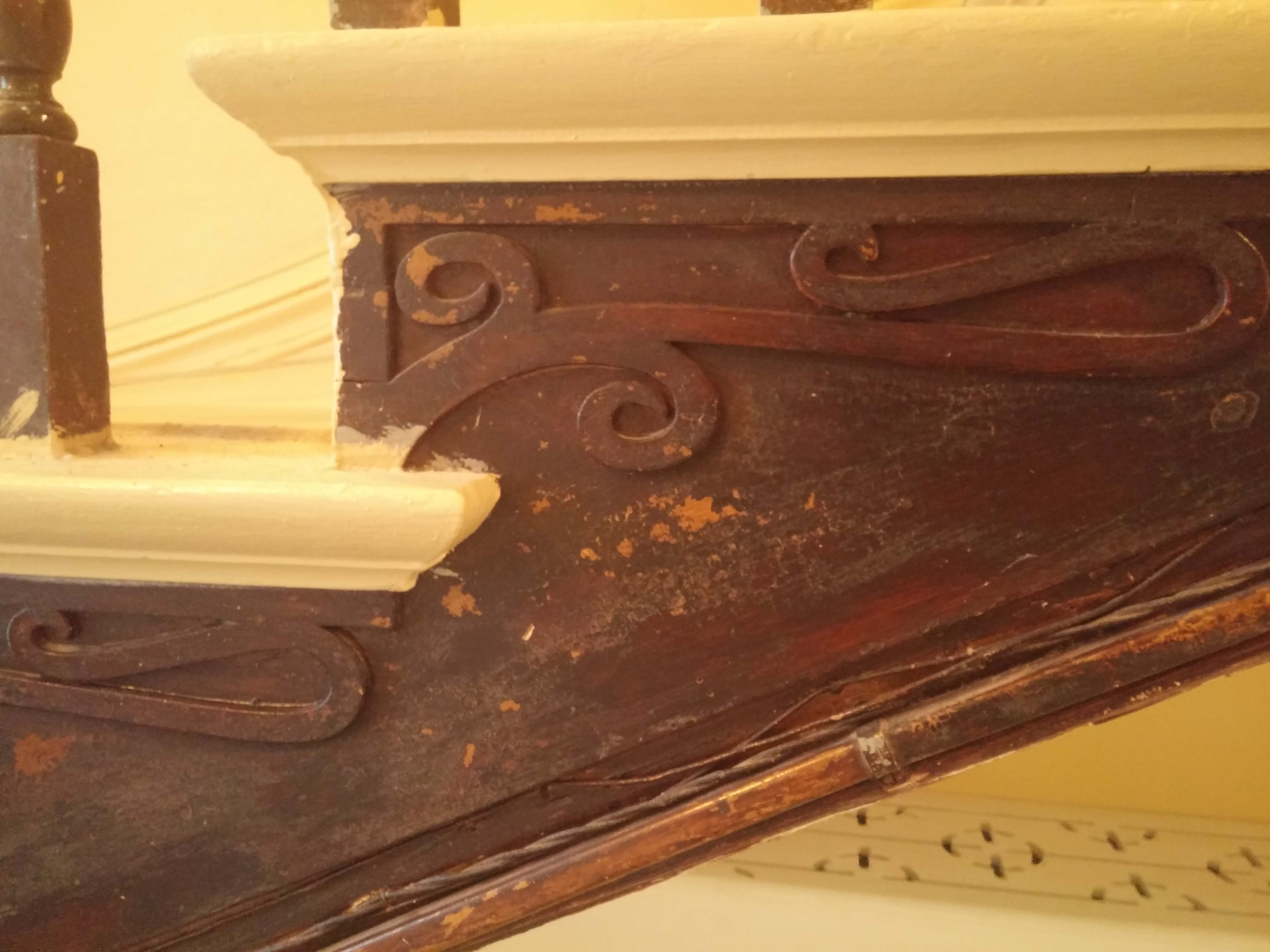 Restauration d'un escalier de manoir.