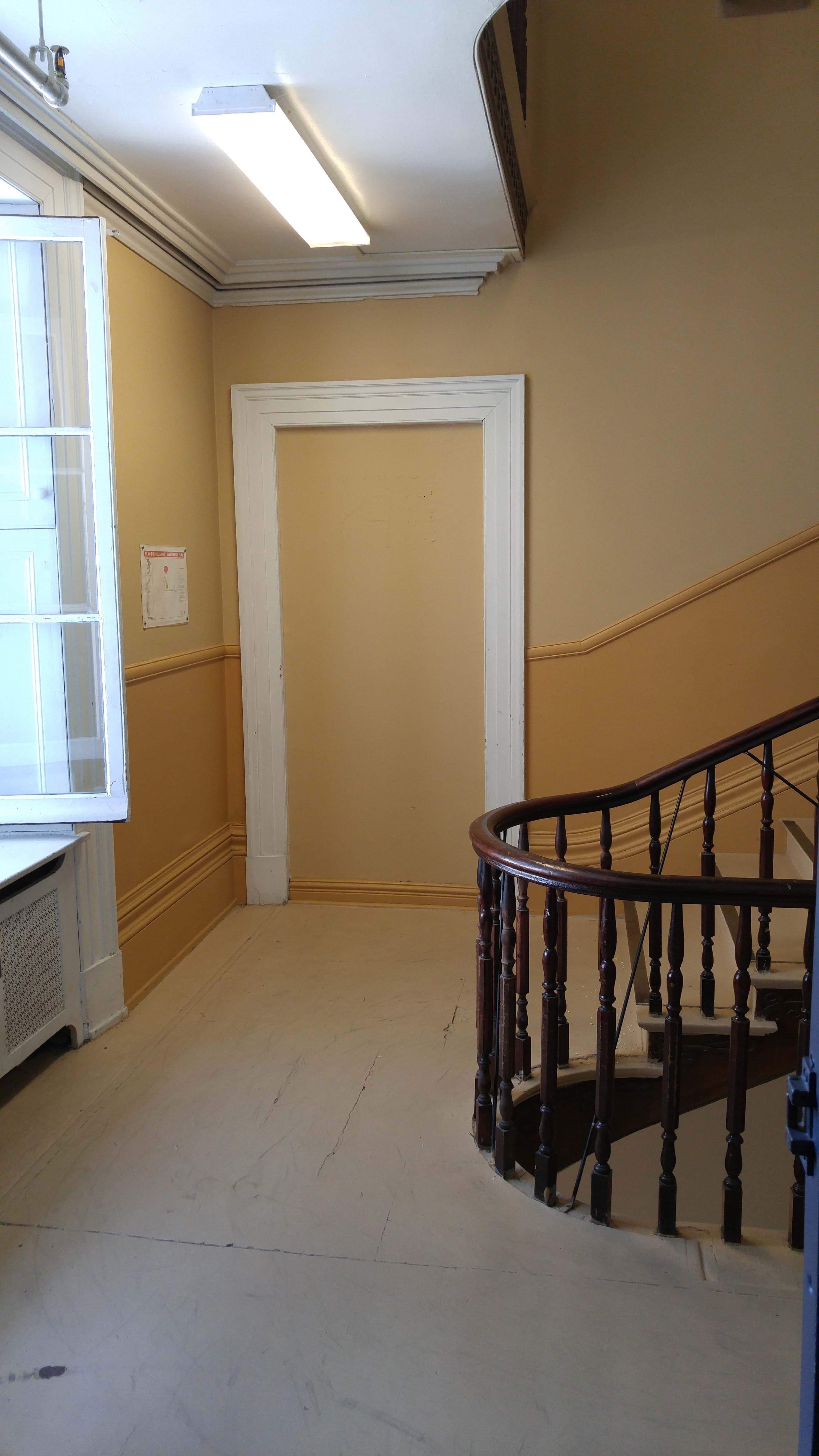 Restauration d'un escalier de manoir.