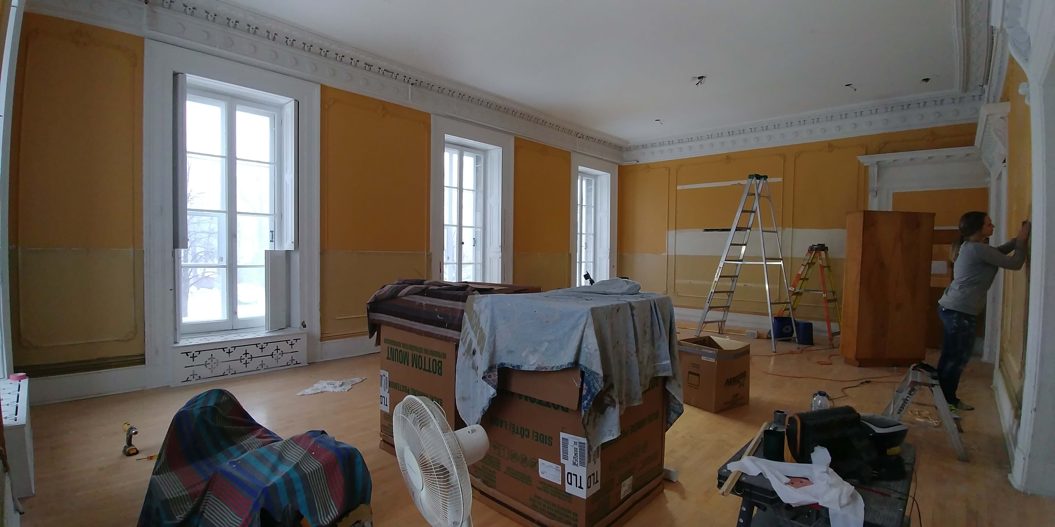 Salle de musée dans le Vieux Terrebonne