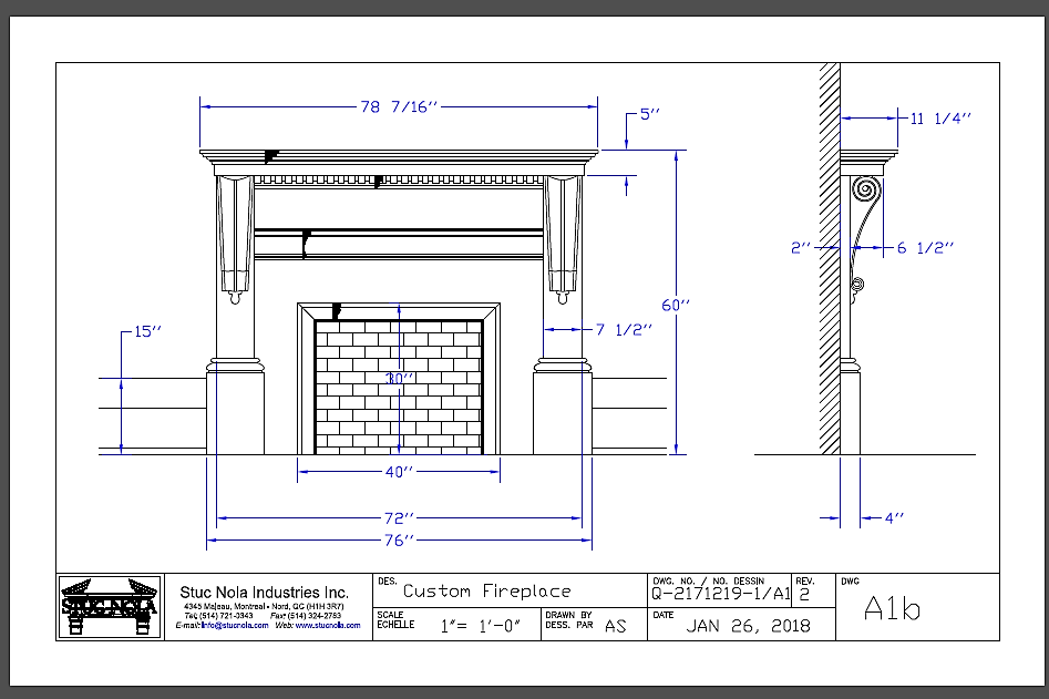 Salle de musée dans le Vieux Terrebonne