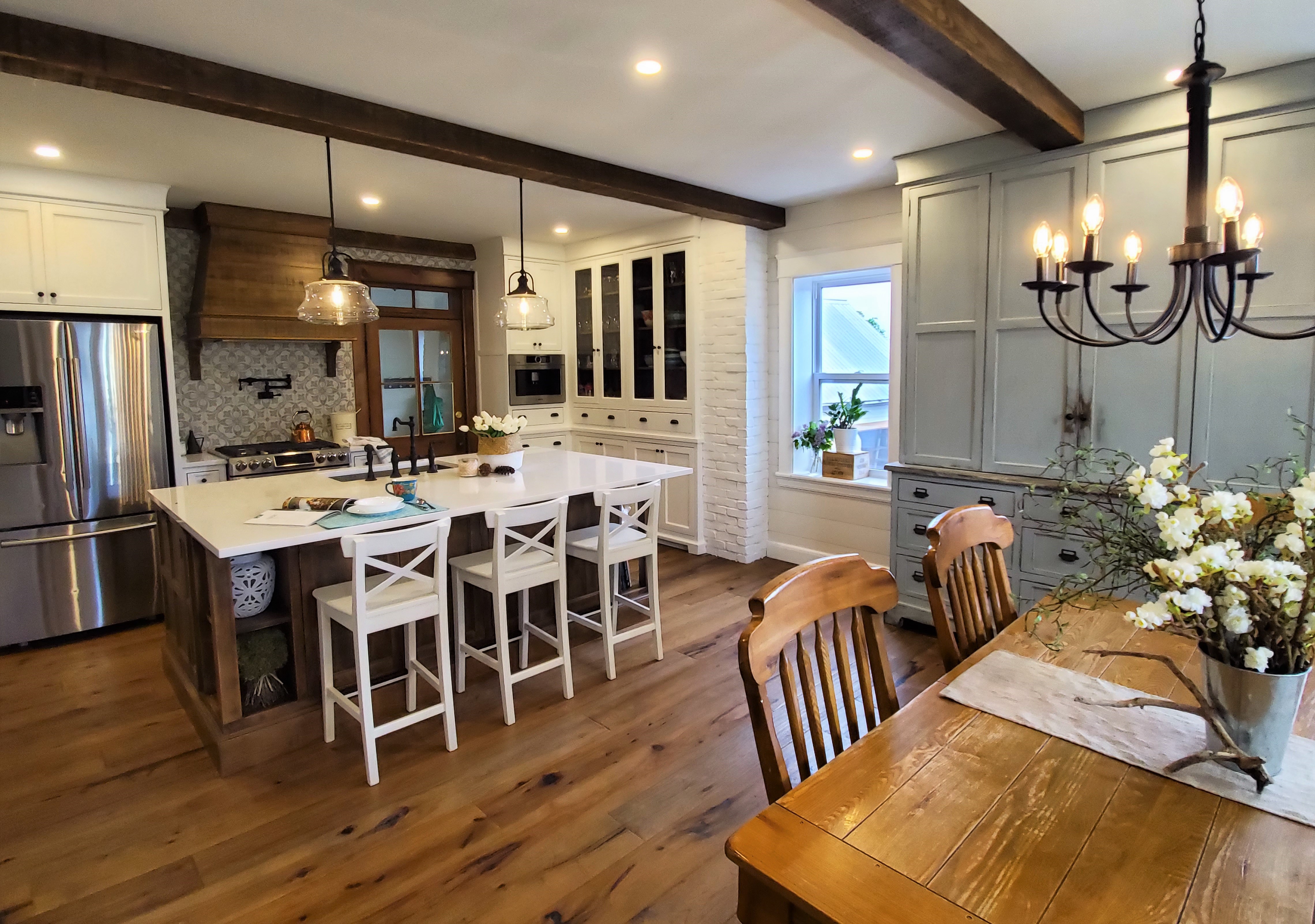 Cuisine style farmhouse à Mille-Isles