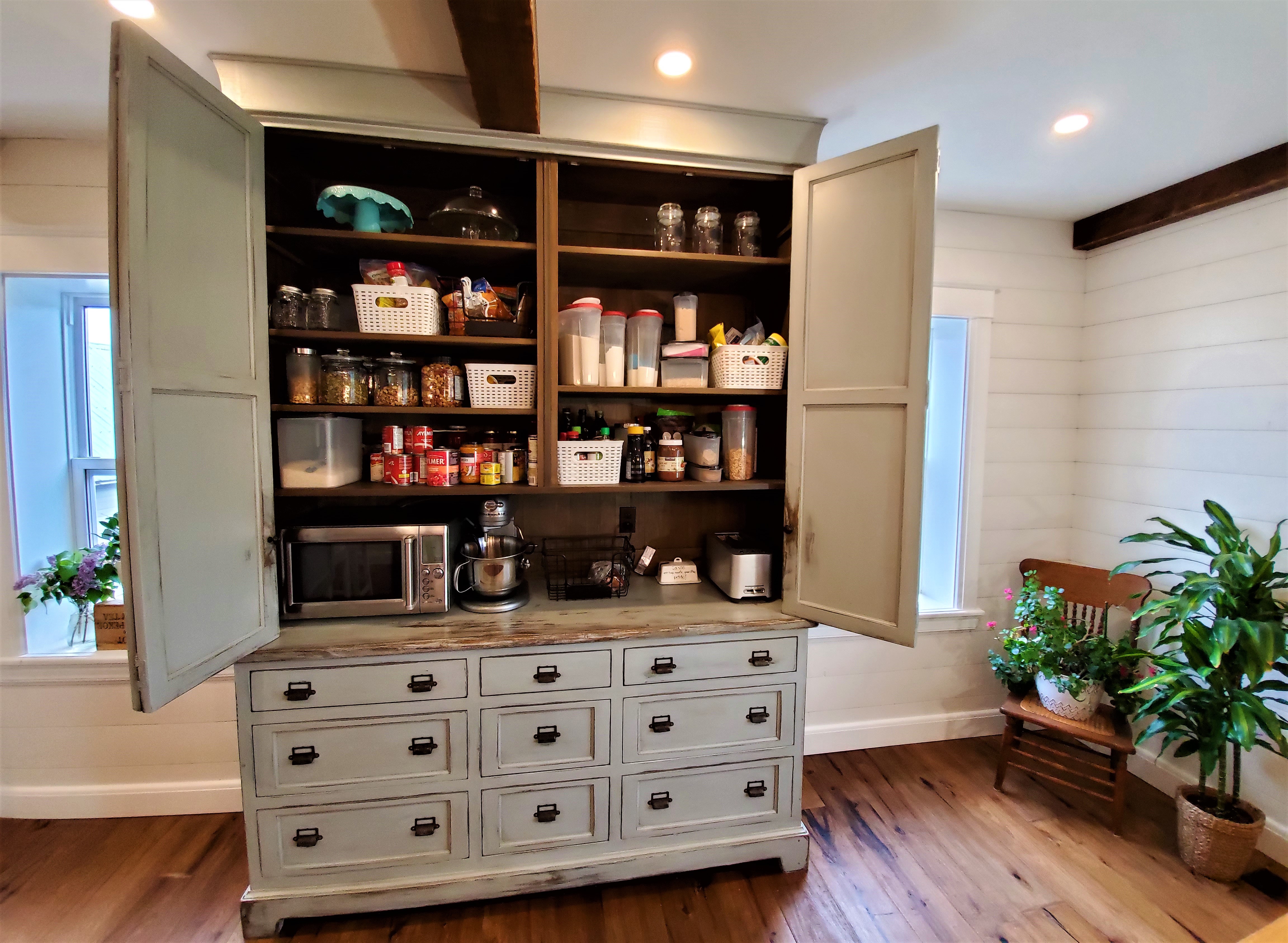 Cuisine style farmhouse à Mille-Isles