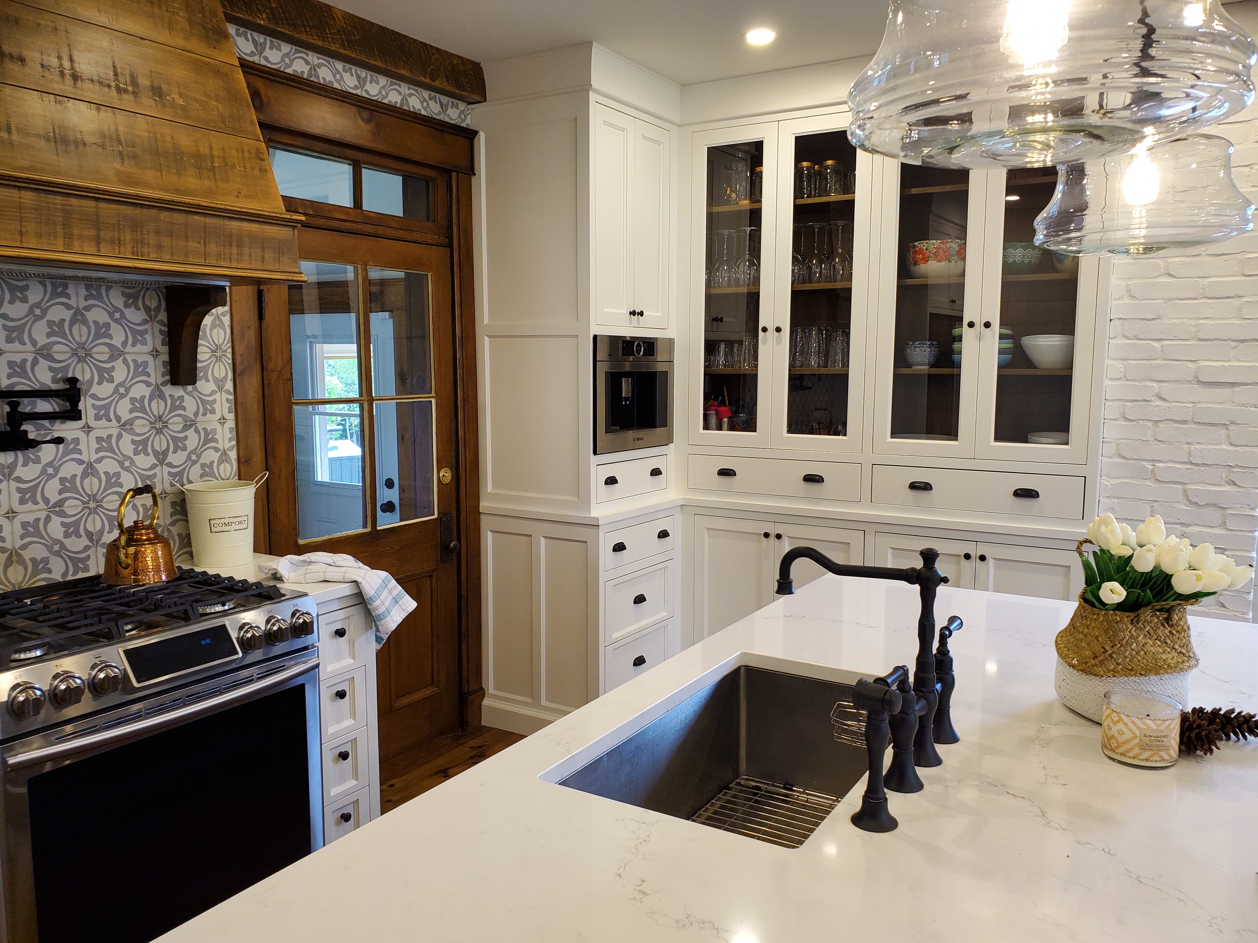 Cuisine style farmhouse à Mille-Isles