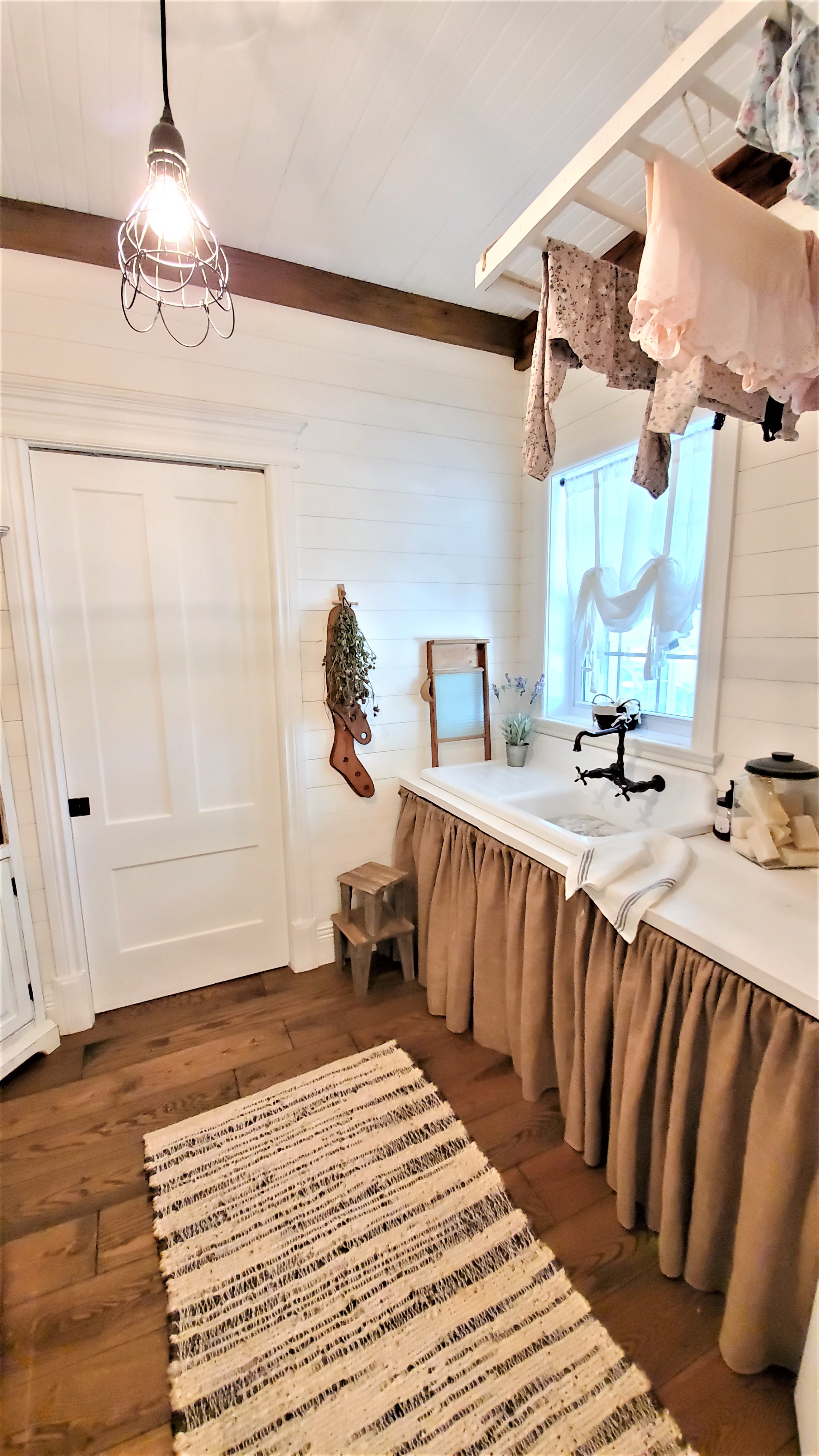 Salle de lavage bien pensée