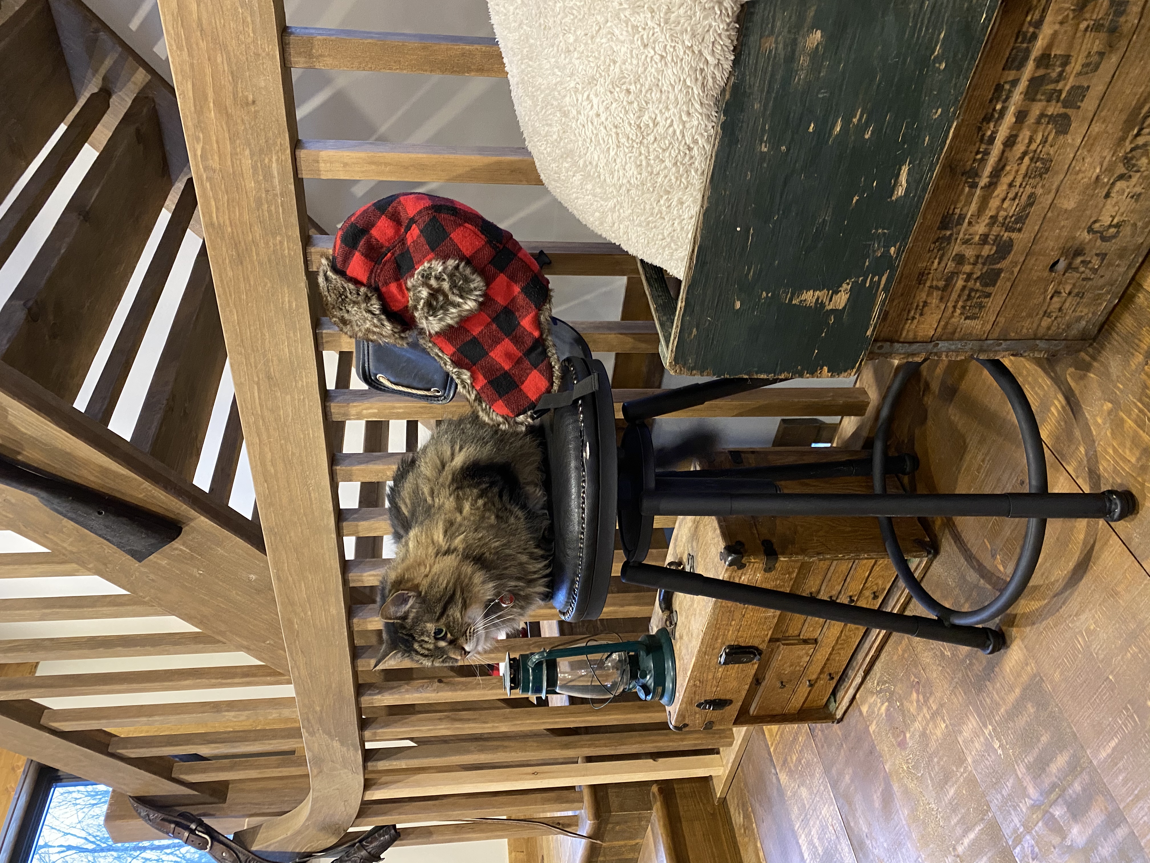 Escalier pour une maison timber frame