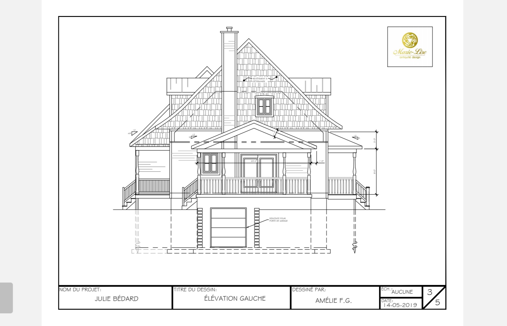 Plans contracteur pour une maison pièce sur pièce