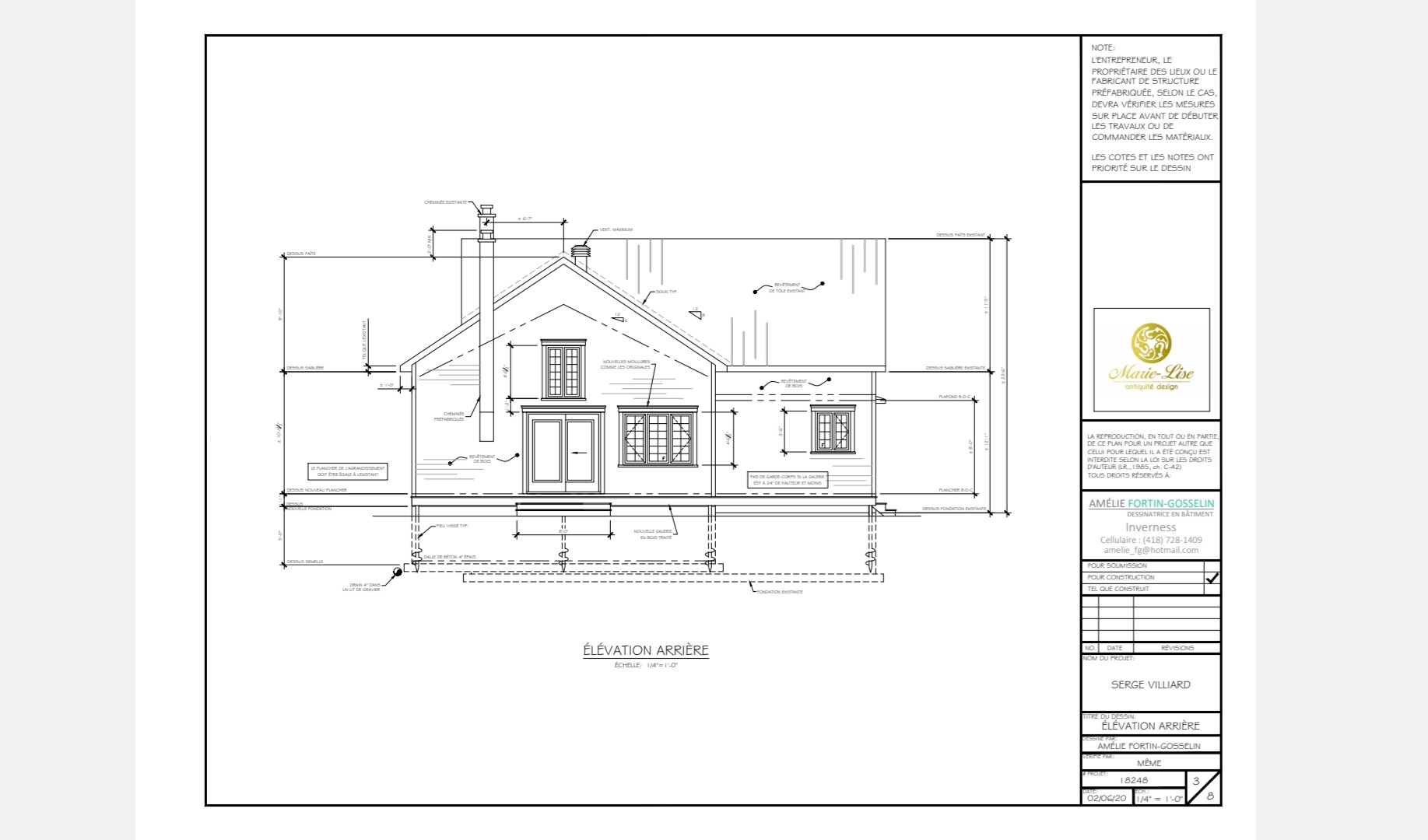 Ancestrale en pièce sur pièce à Sorel
