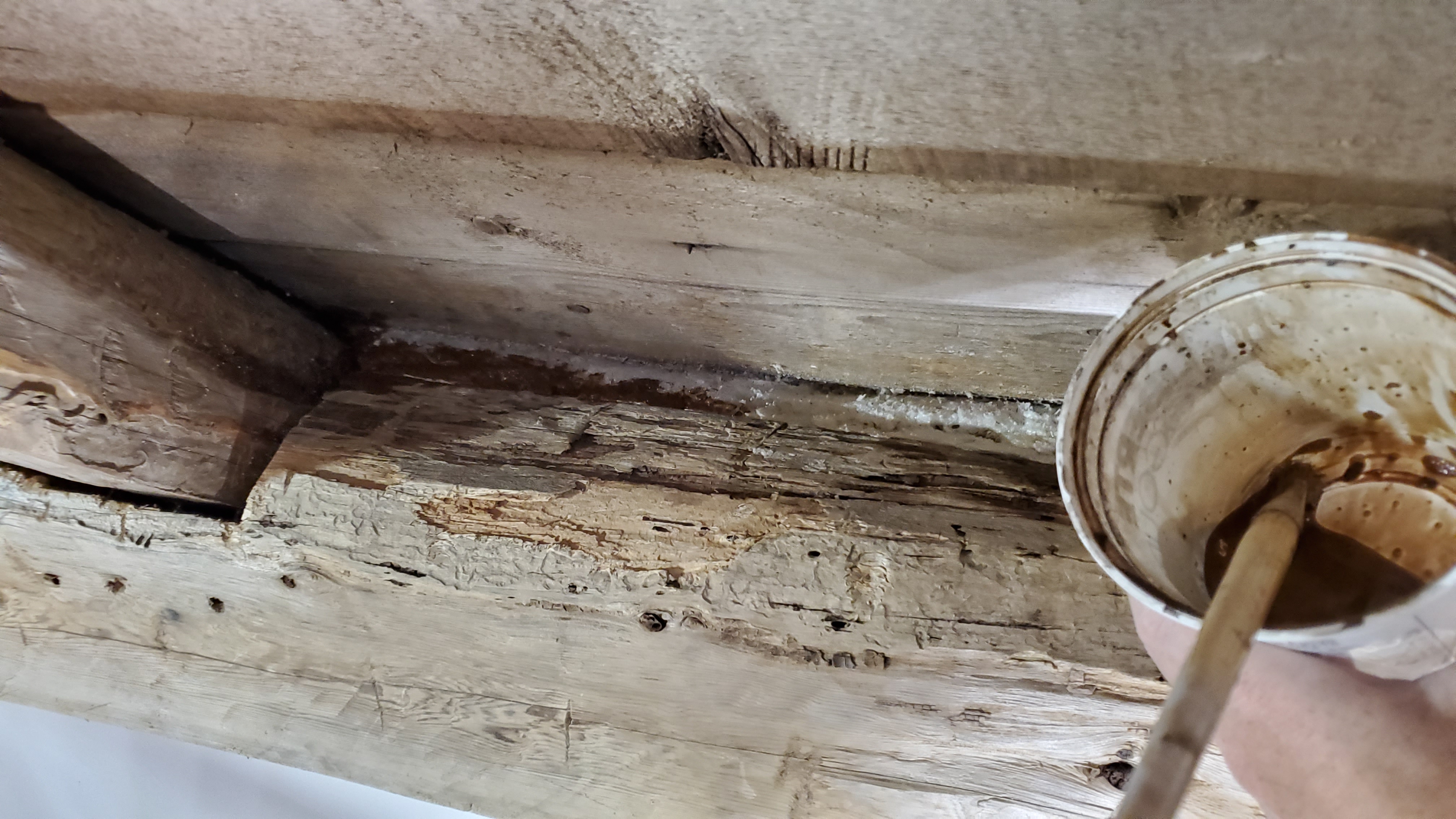 Restauration d'une charpente ancienne