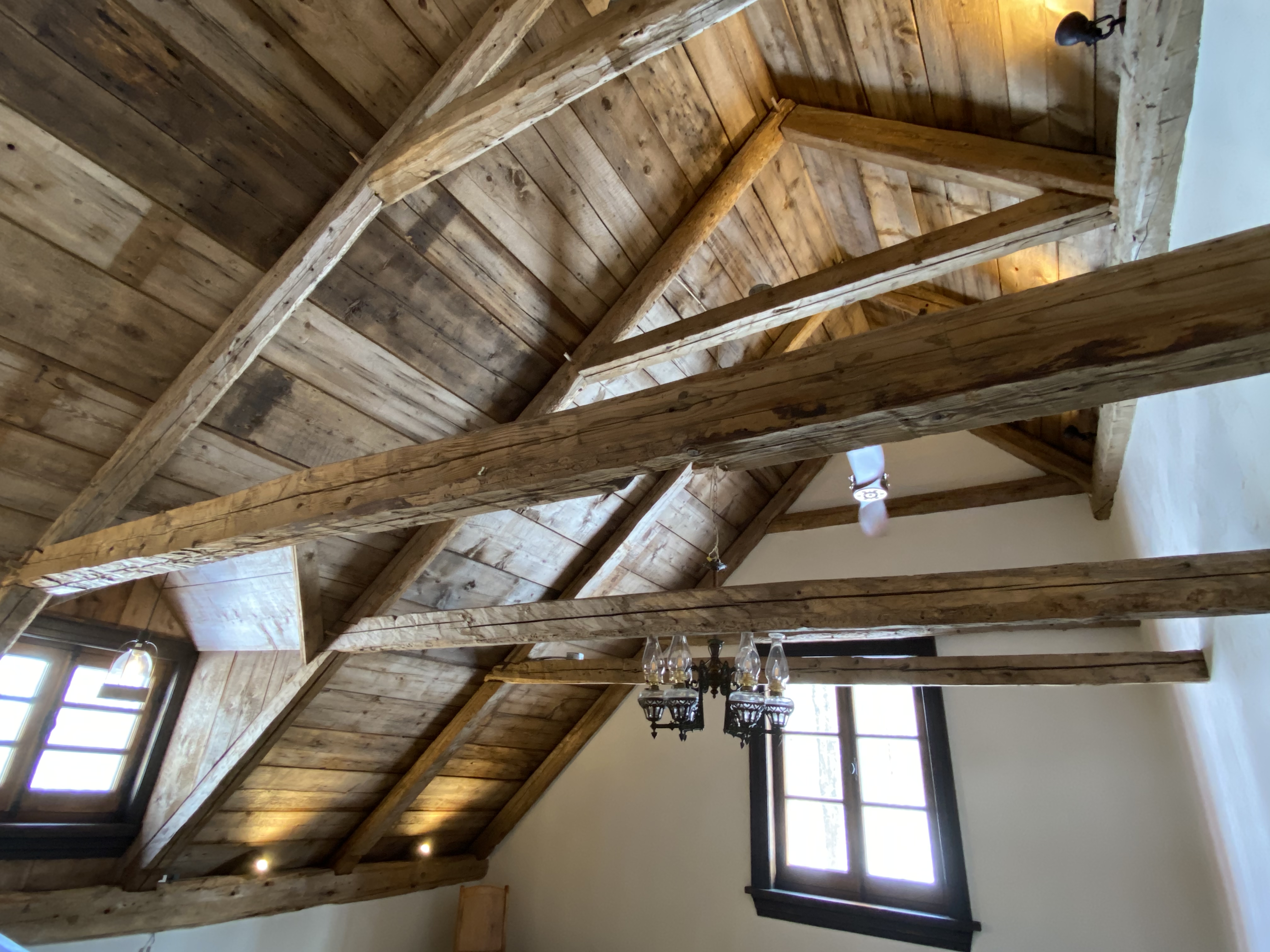 Restauration d'une charpente ancienne