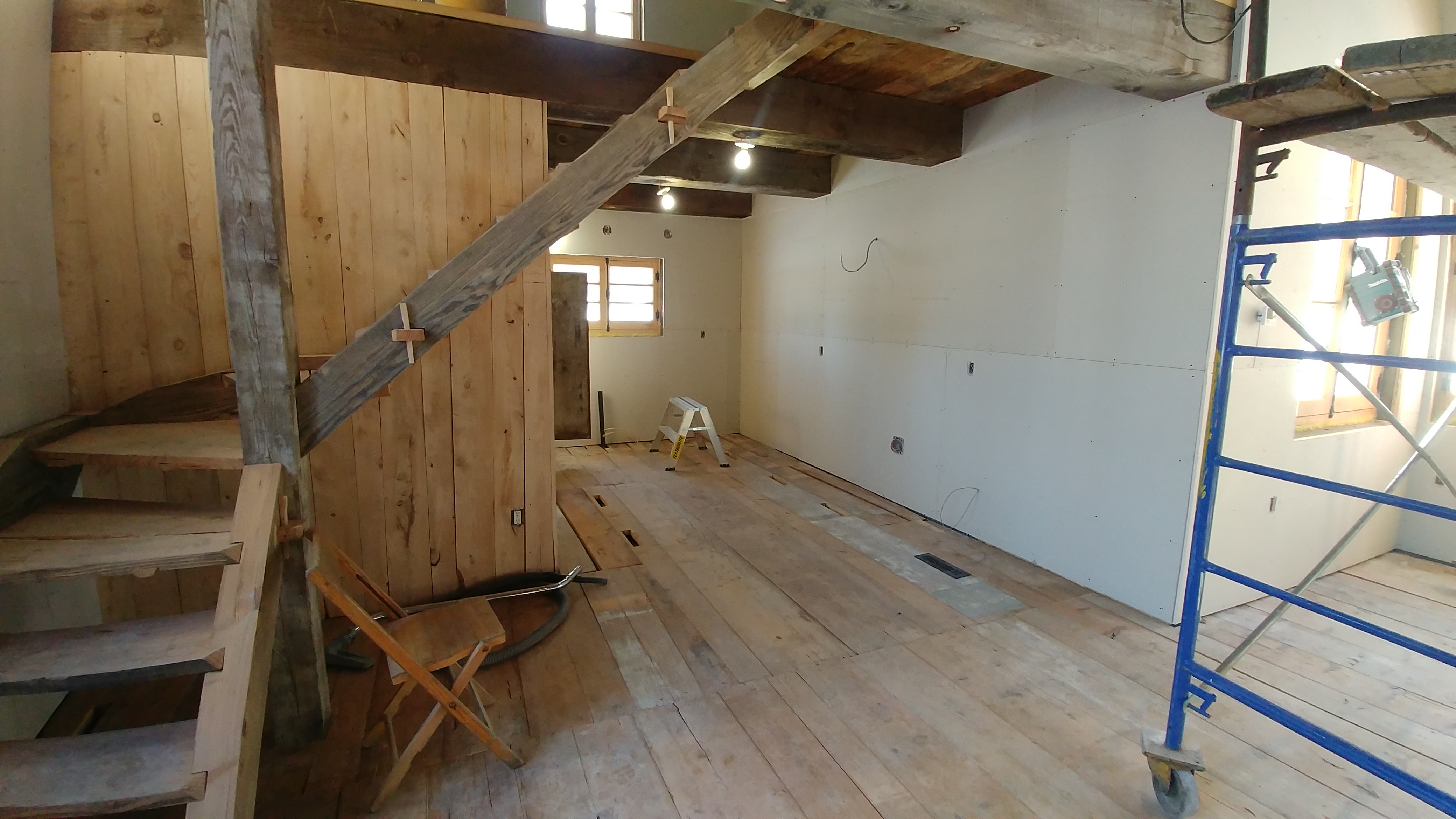 Plancher antique chauffant