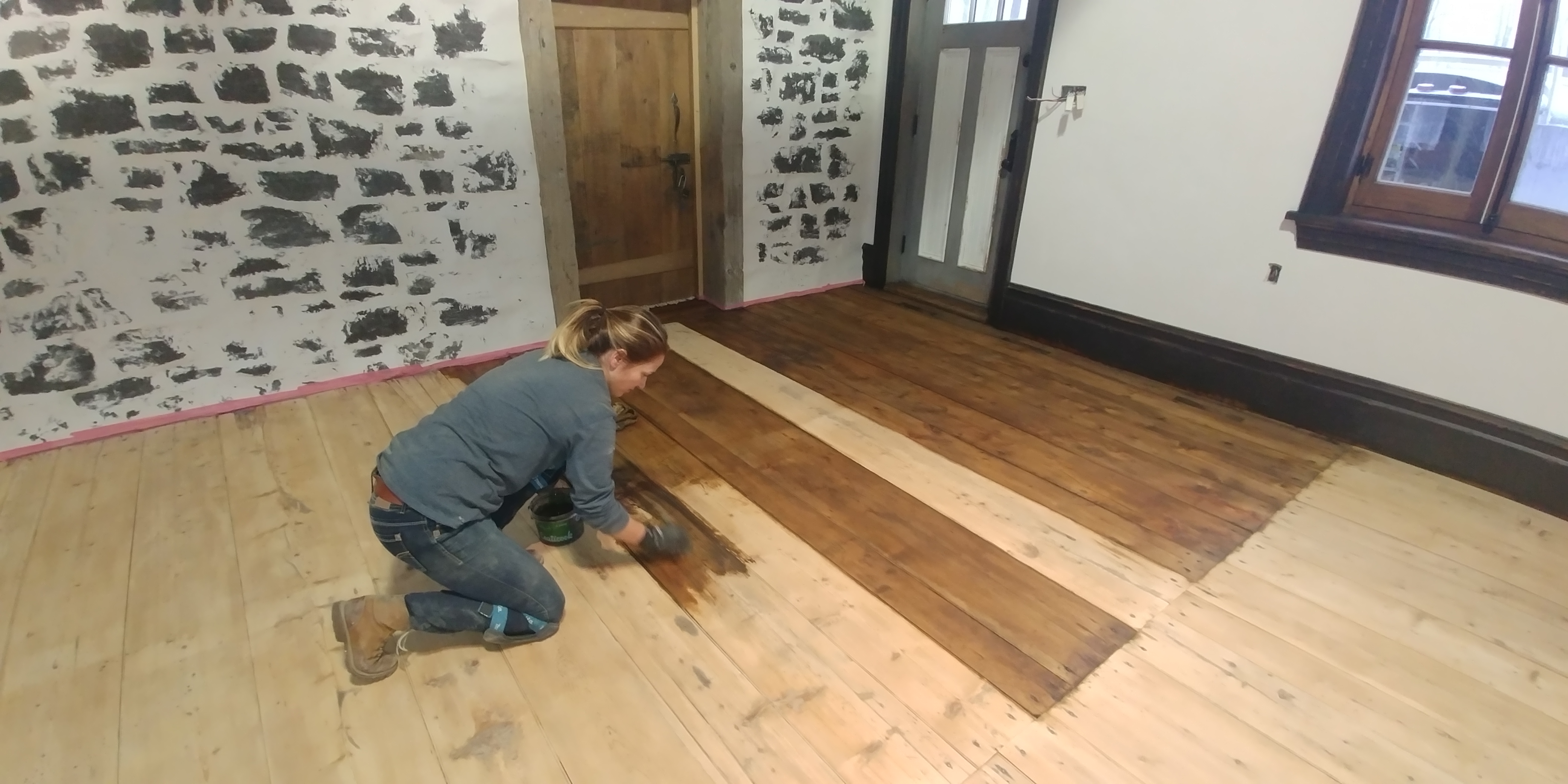 Plancher antique chauffant