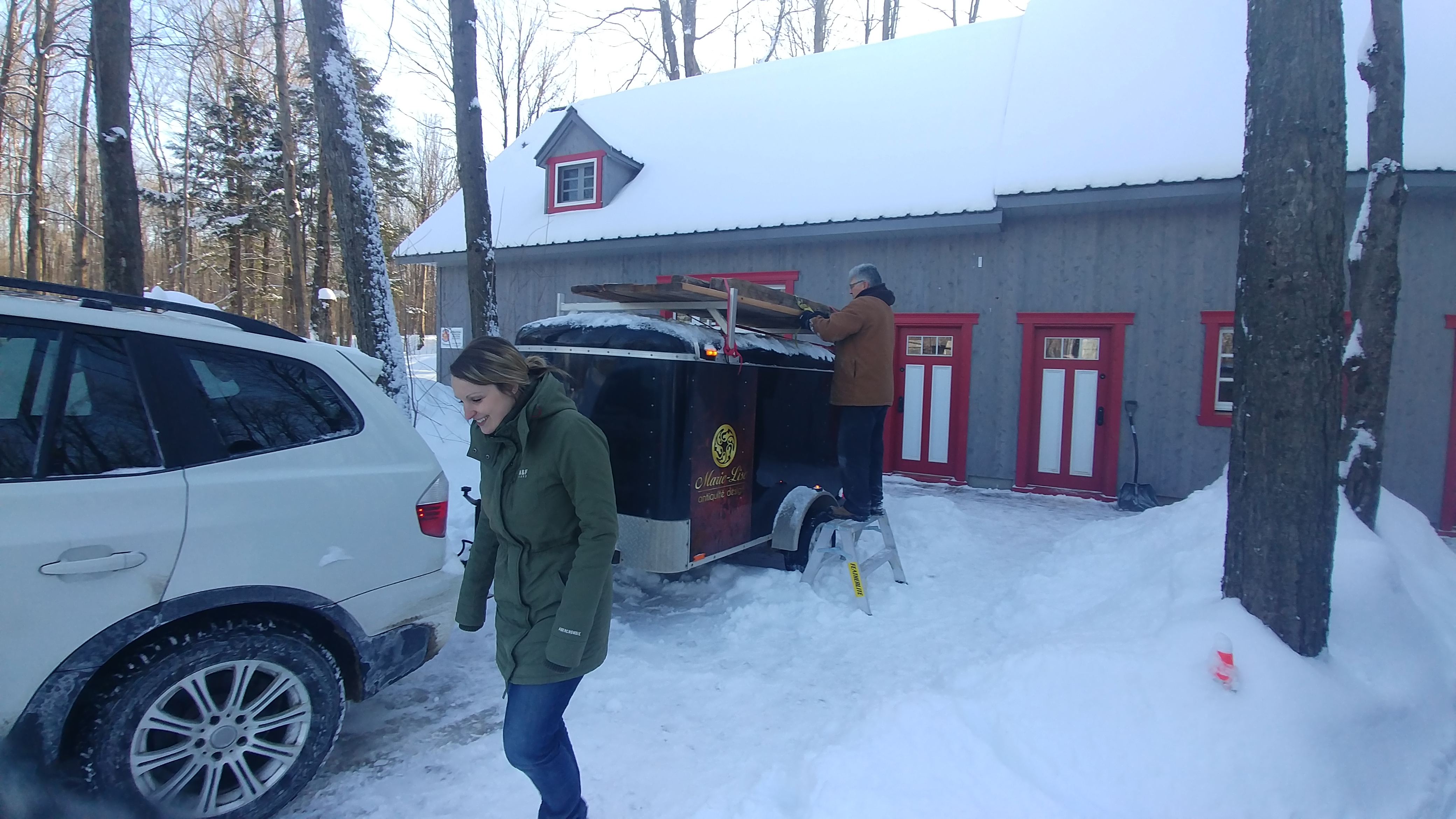 Plancher antique jaune ocre