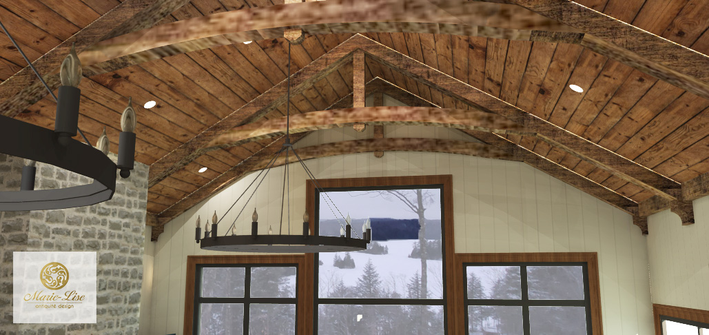 Poutres arquées pour construction neuve