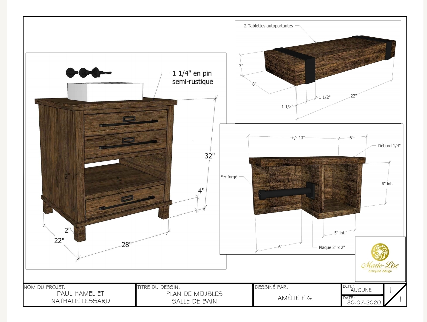 Meubles pour petite salle de bain