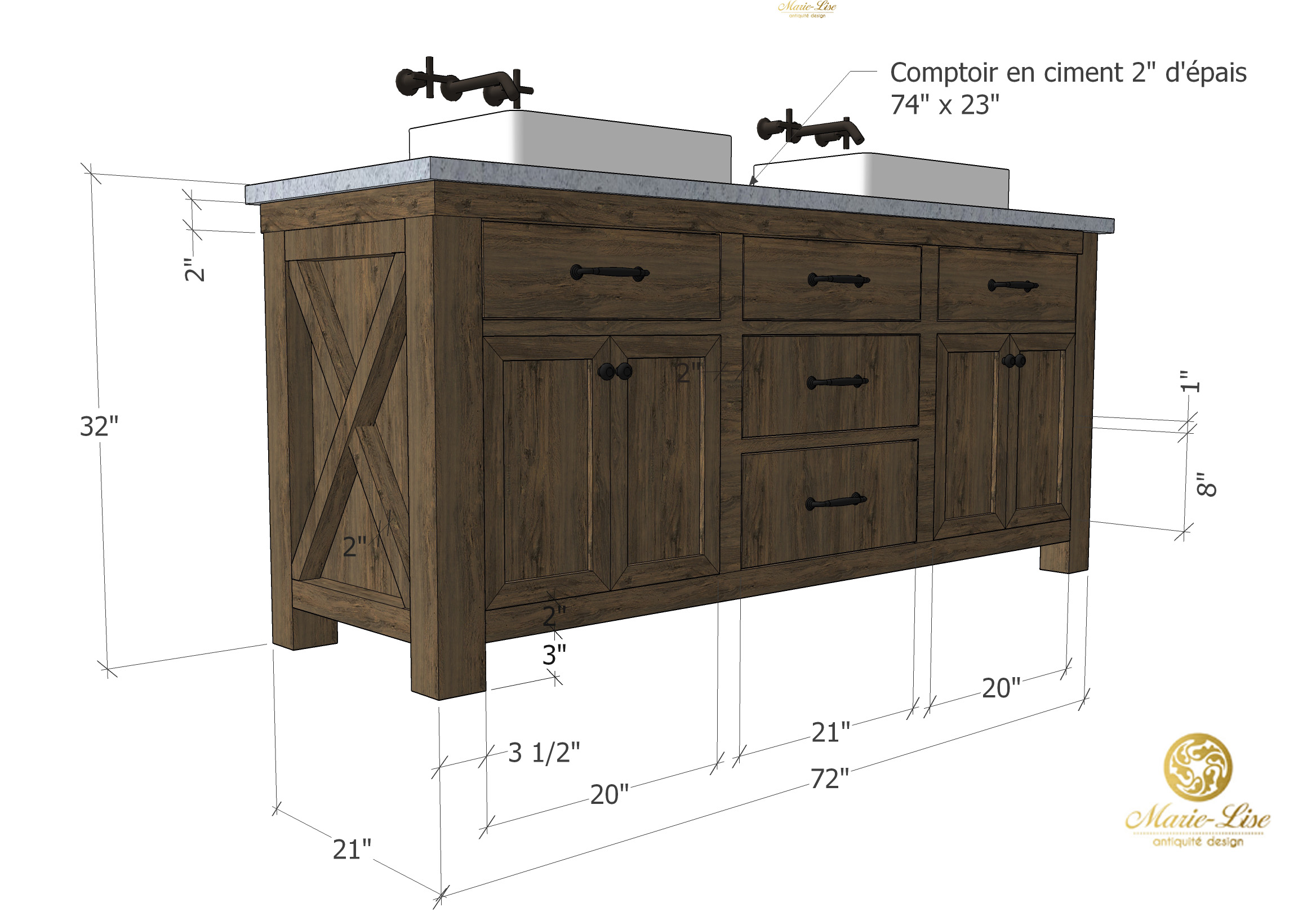 Salle de bain des maîtres