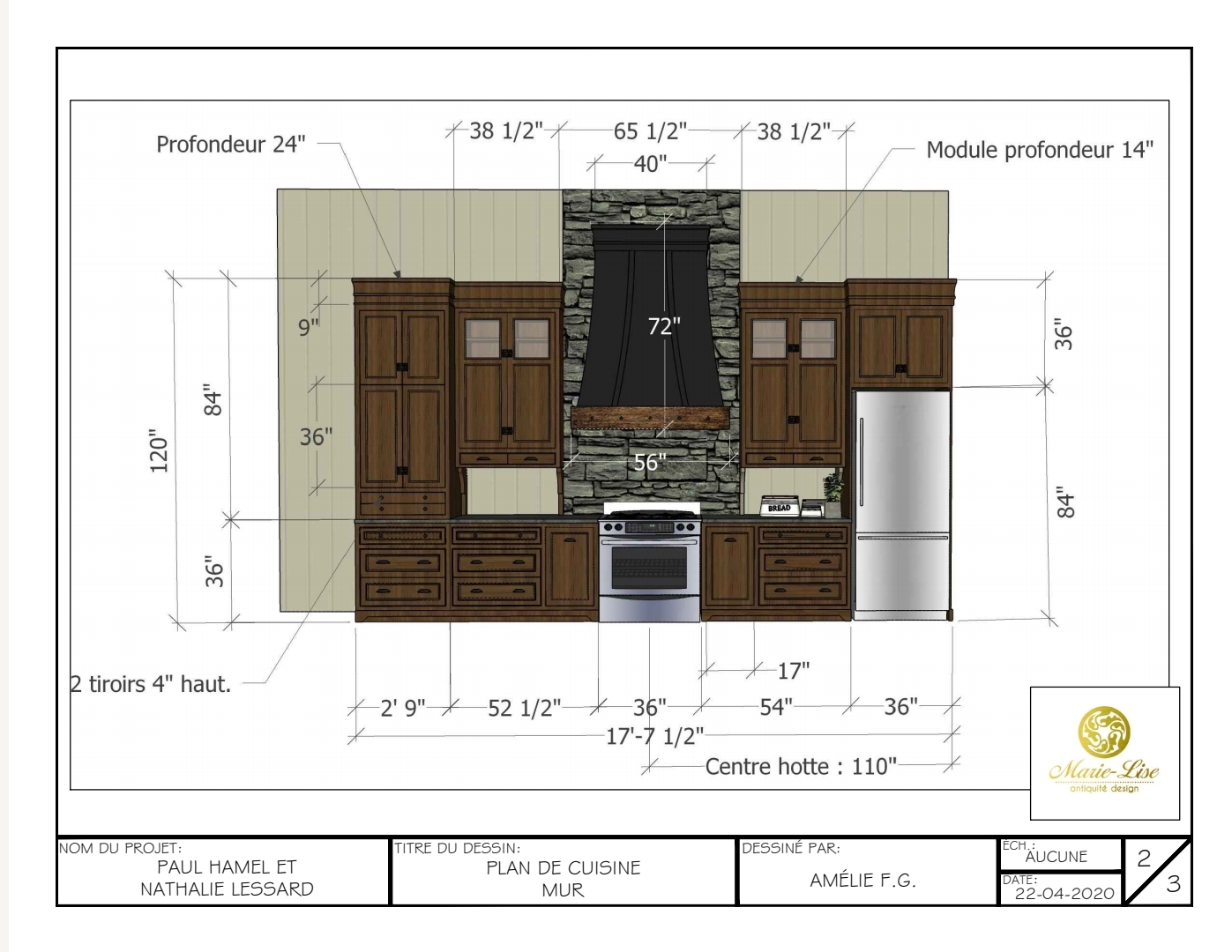 Cuisine et meubles pour un chalet au sommet d'une montagne.