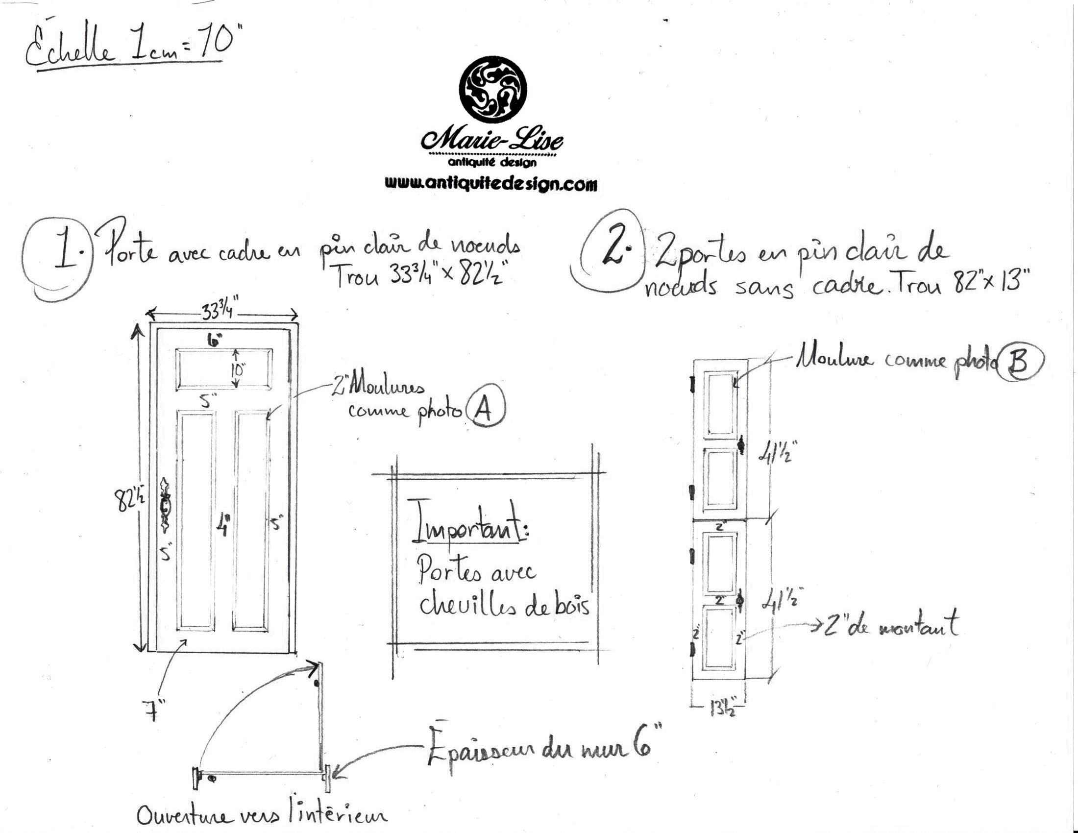 Coloration de portes, moulures et fenêtres.