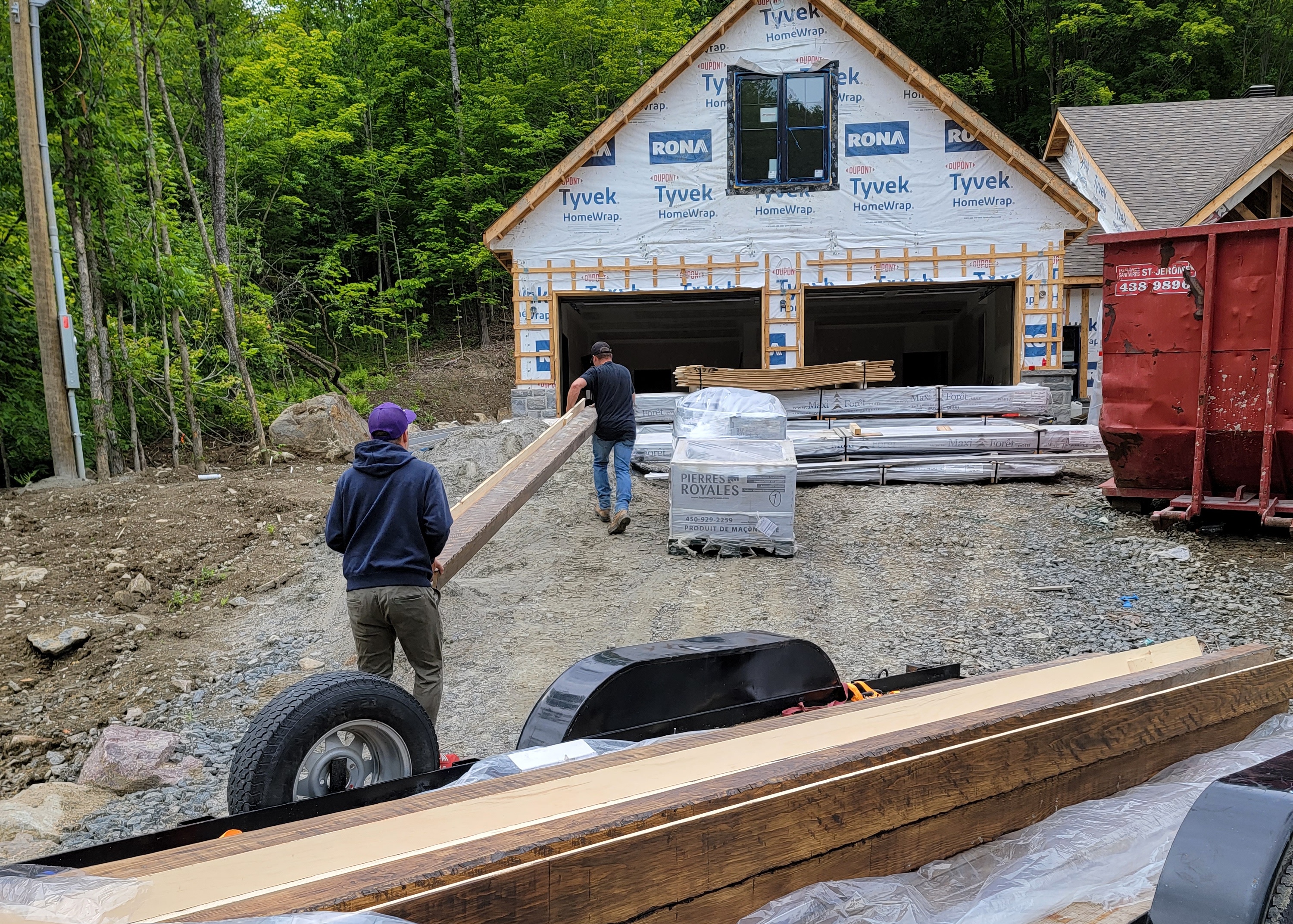 Poutres pour chalet Piedmont