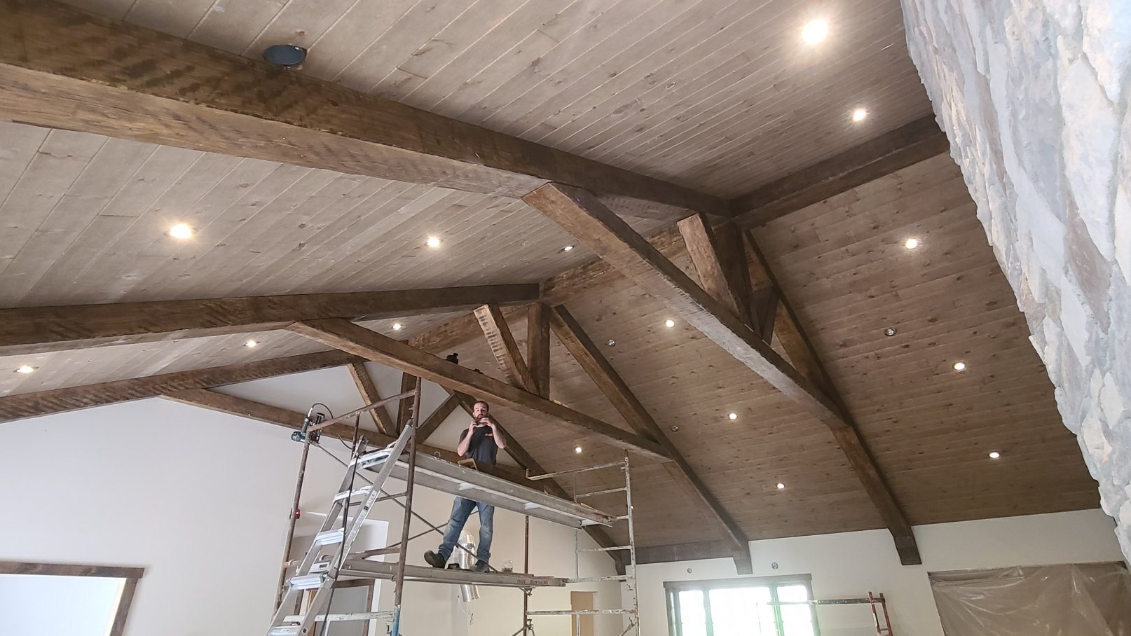 Poutres pour chalet Piedmont