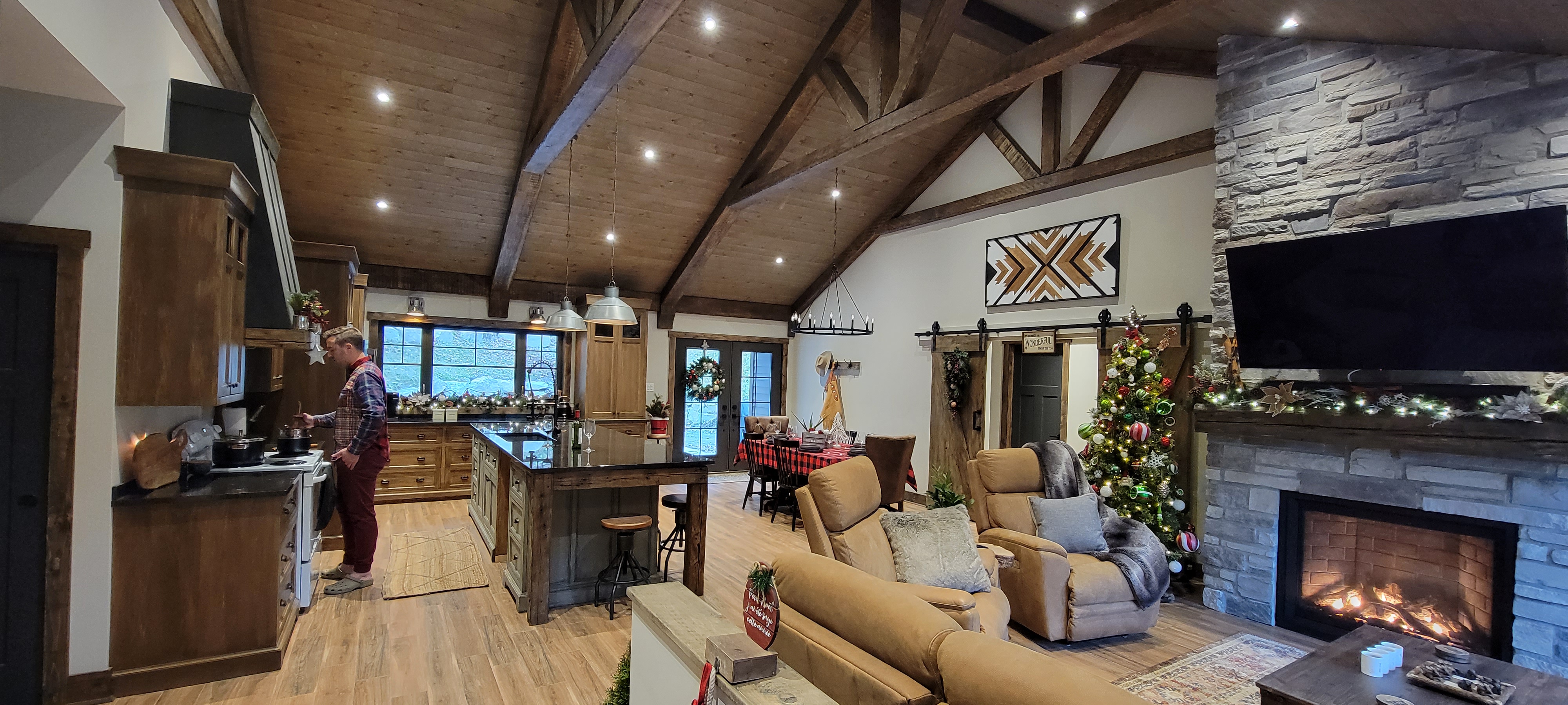 Poutres pour chalet Piedmont