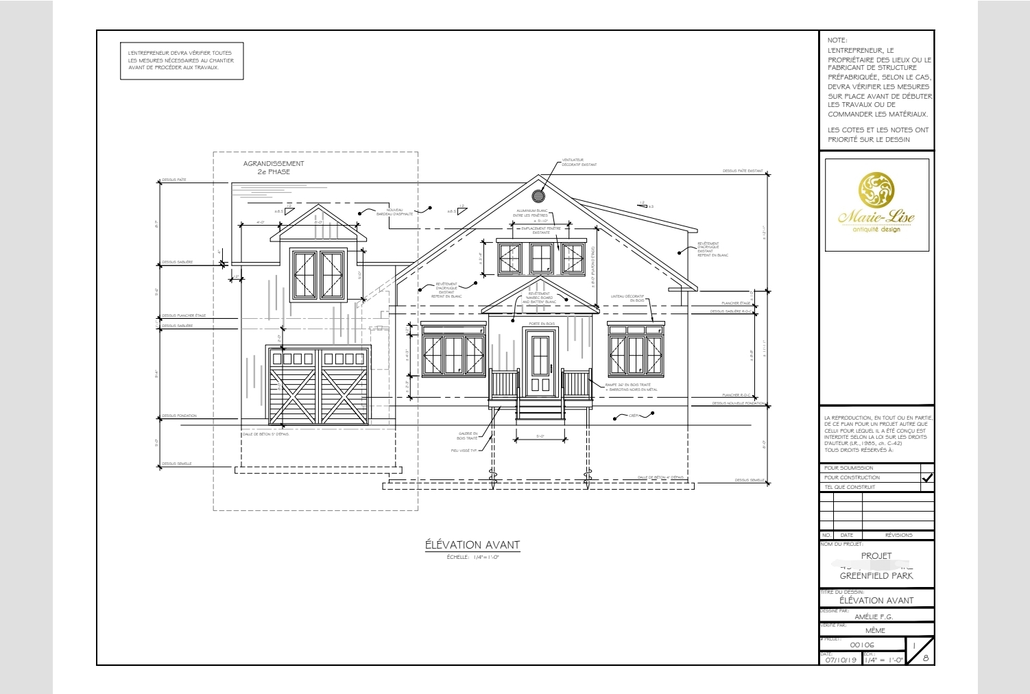 Rénovations d'une ancestrale en 2 phases à Greenfield Park