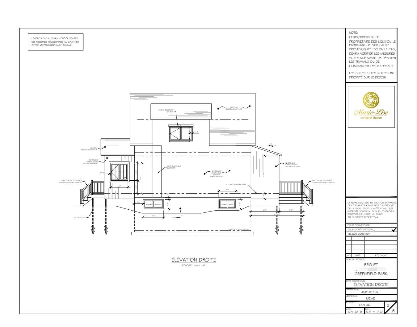 Rénovations d'une ancestrale en 2 phases à Greenfield Park