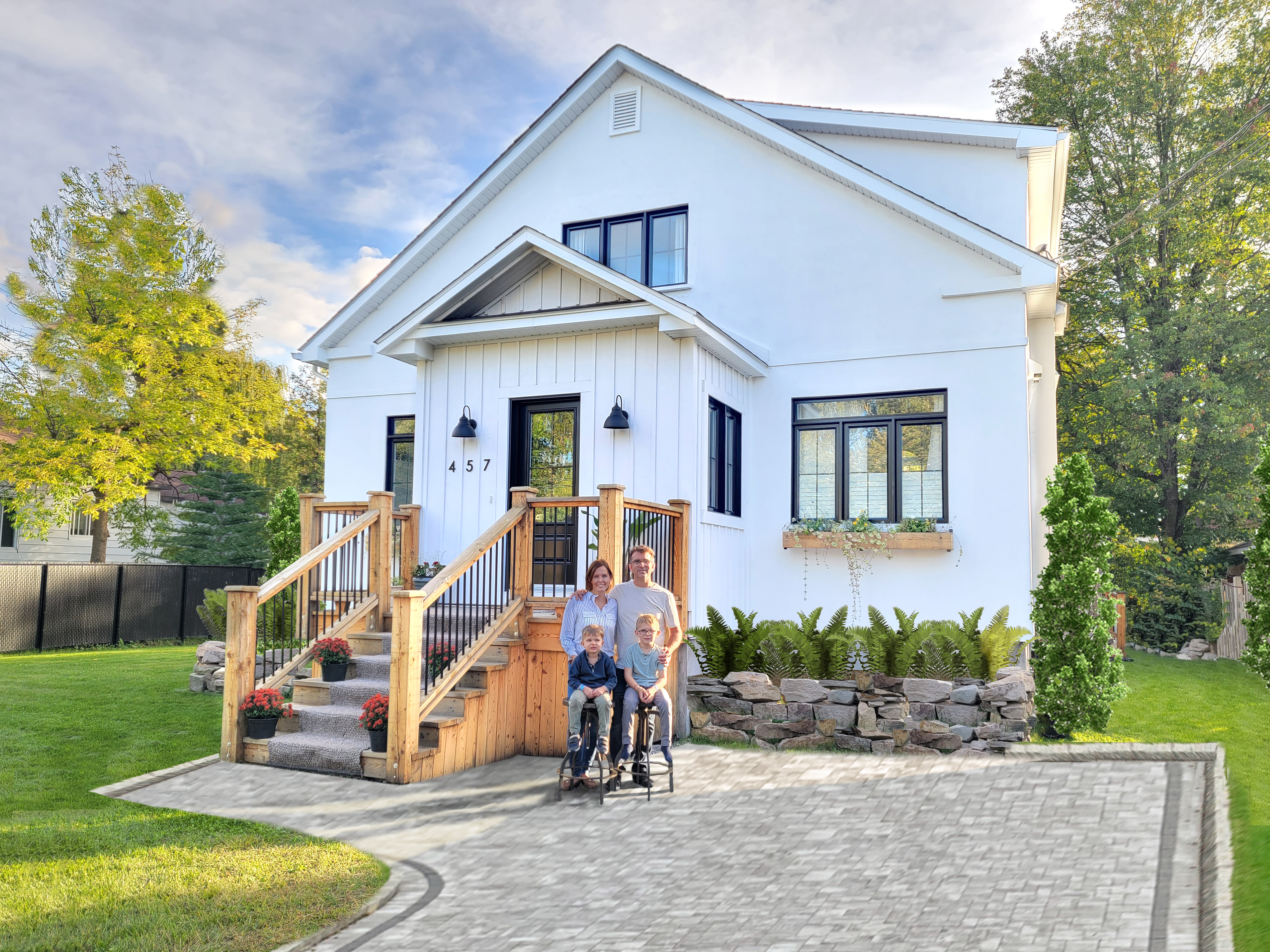 Rénovations d'une ancestrale en 2 phases à Greenfield Park