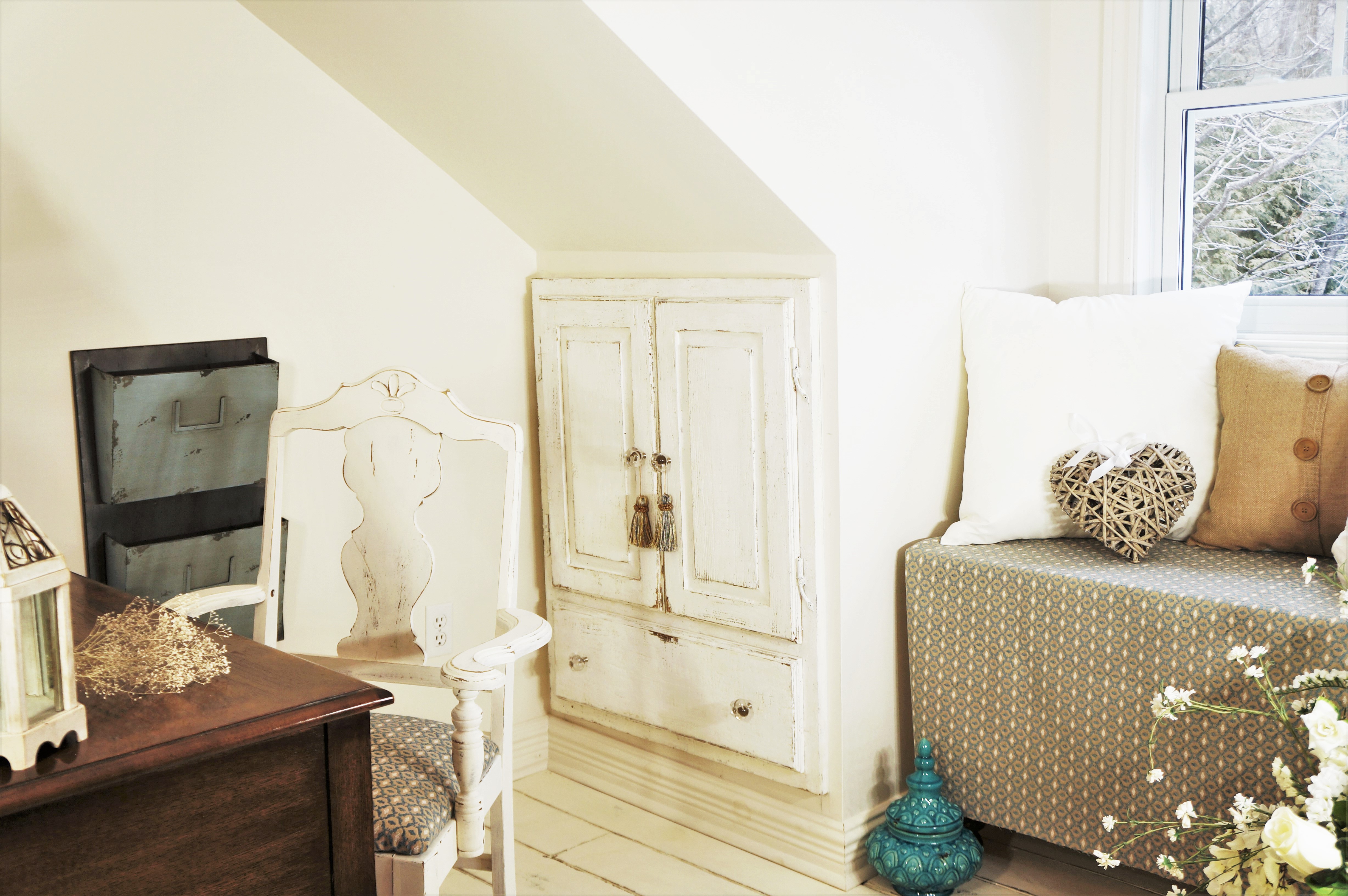 Bureau de travail '' Shabby Chic''