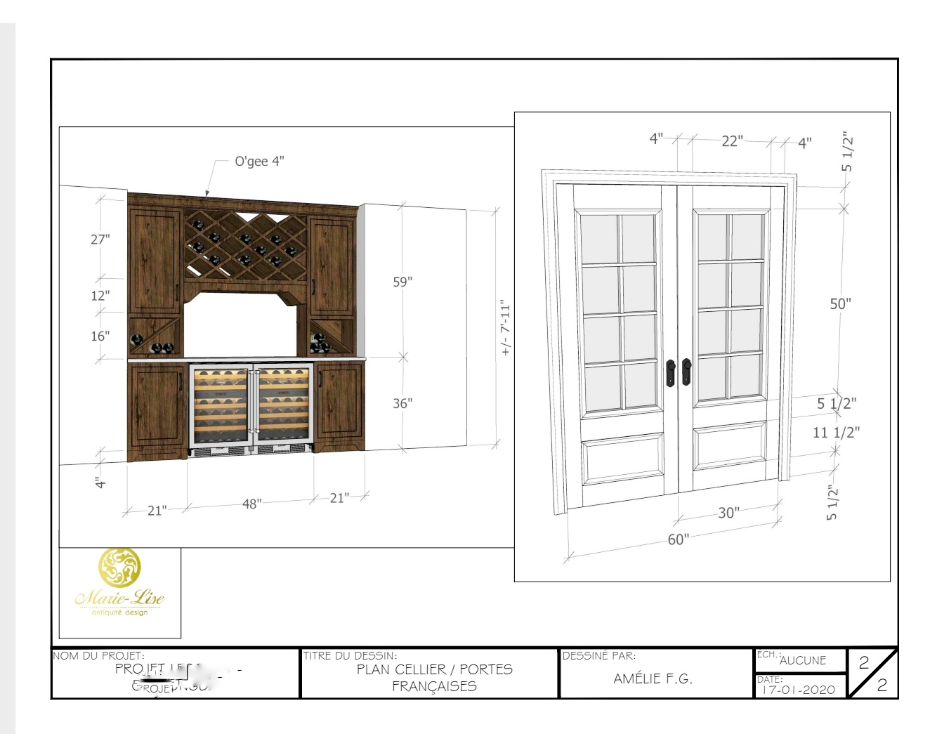 Ancestrale en pierre  de 1749