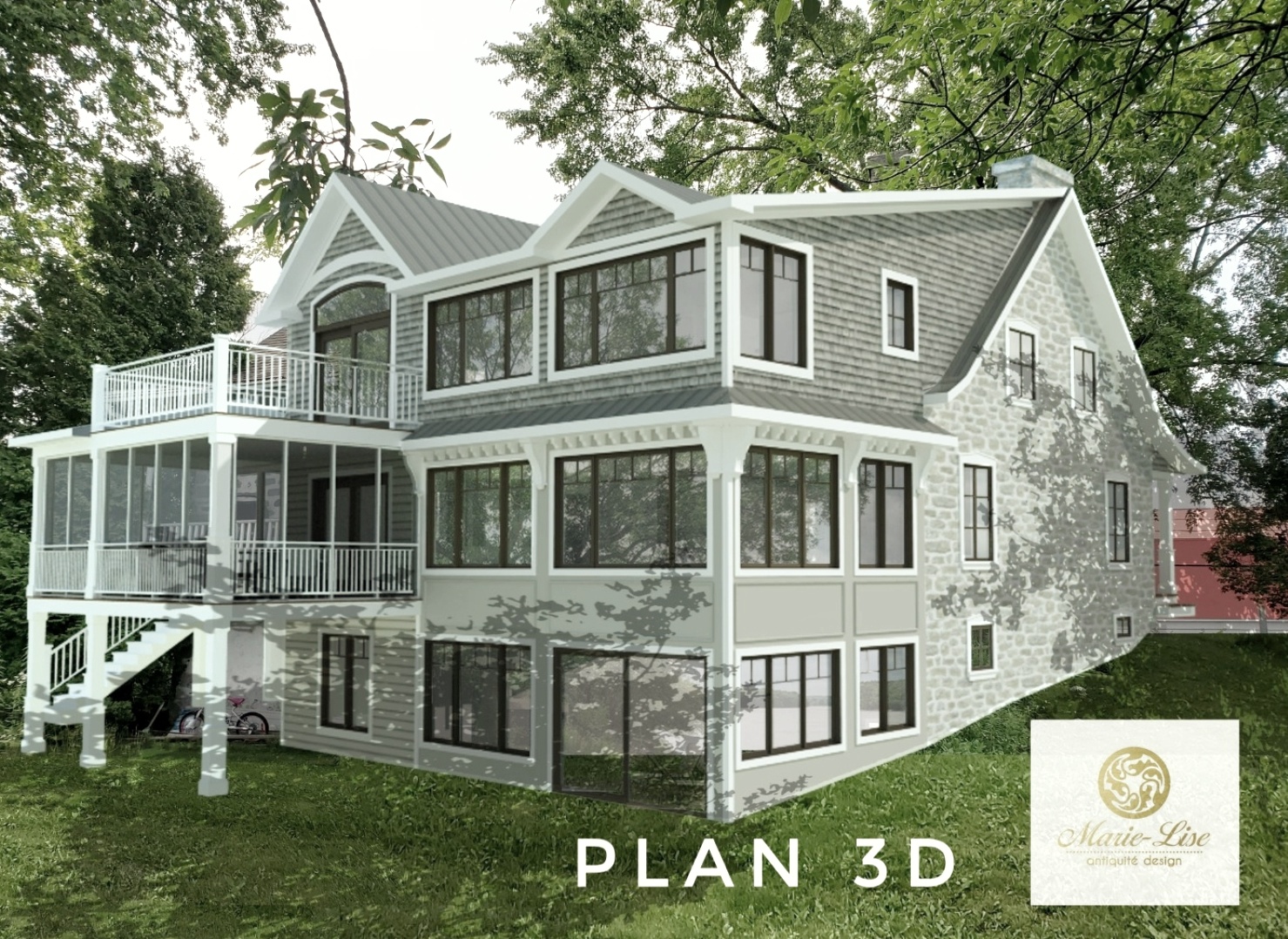 Agrandissement sur 3 étages à Laval