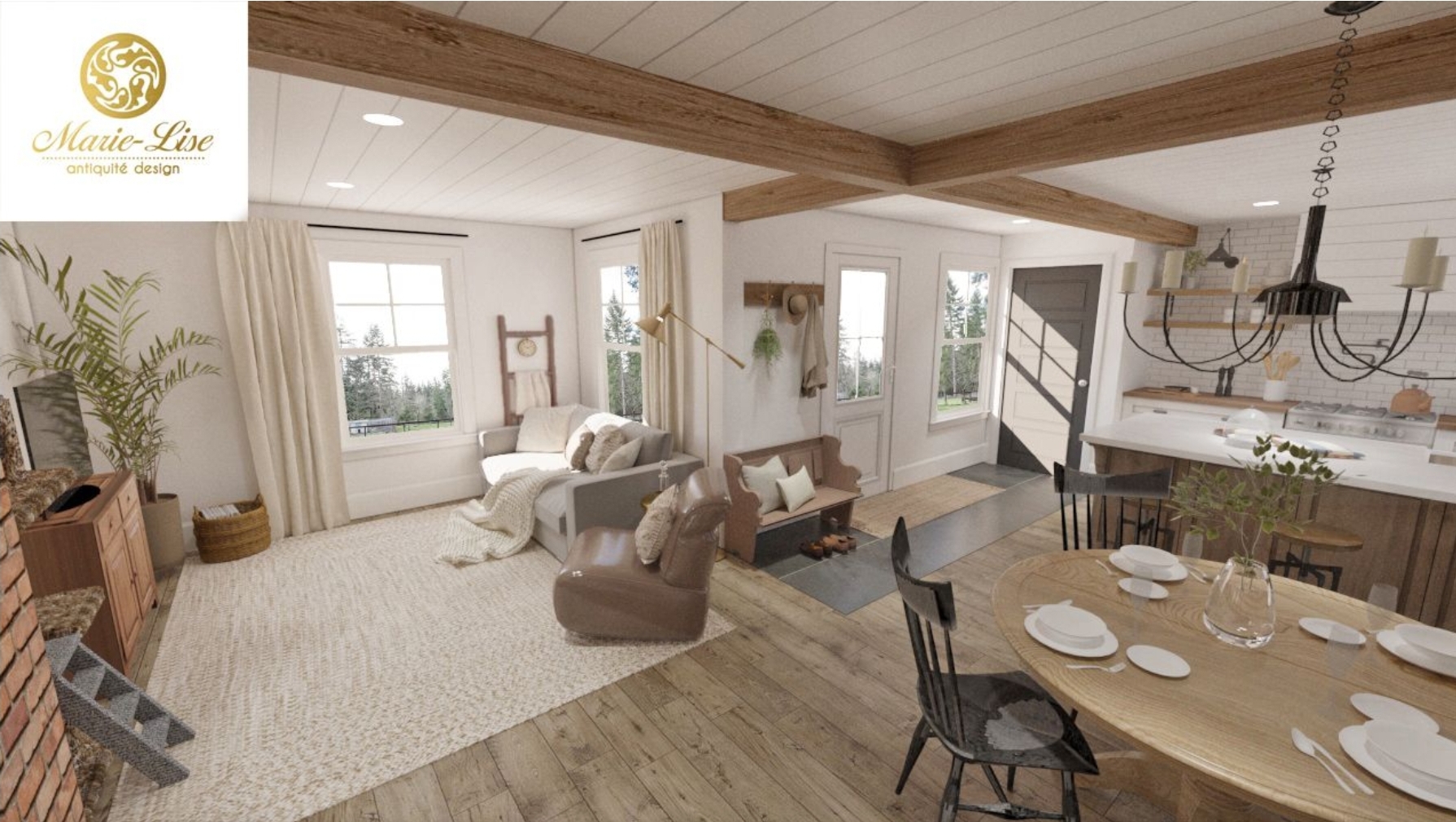 Maison ancestrale en brique à Danville