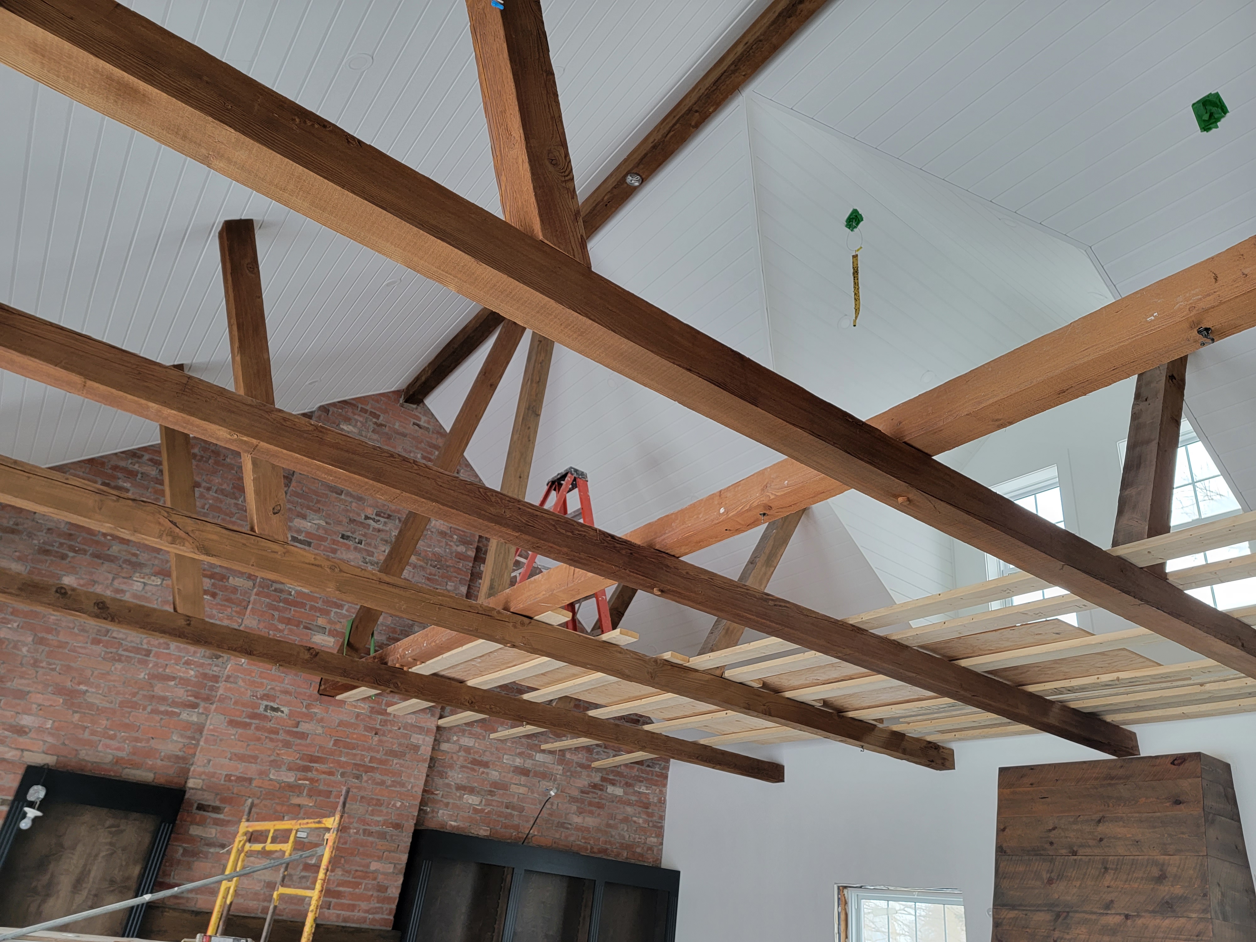 Brunissement de poutres