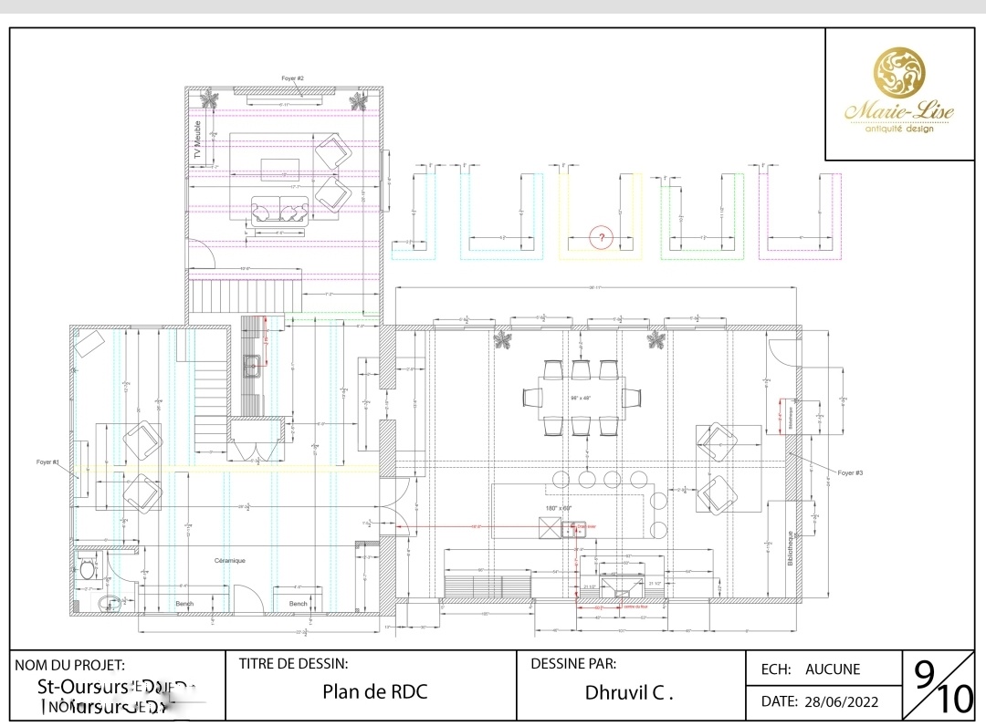 Brunissement de poutres