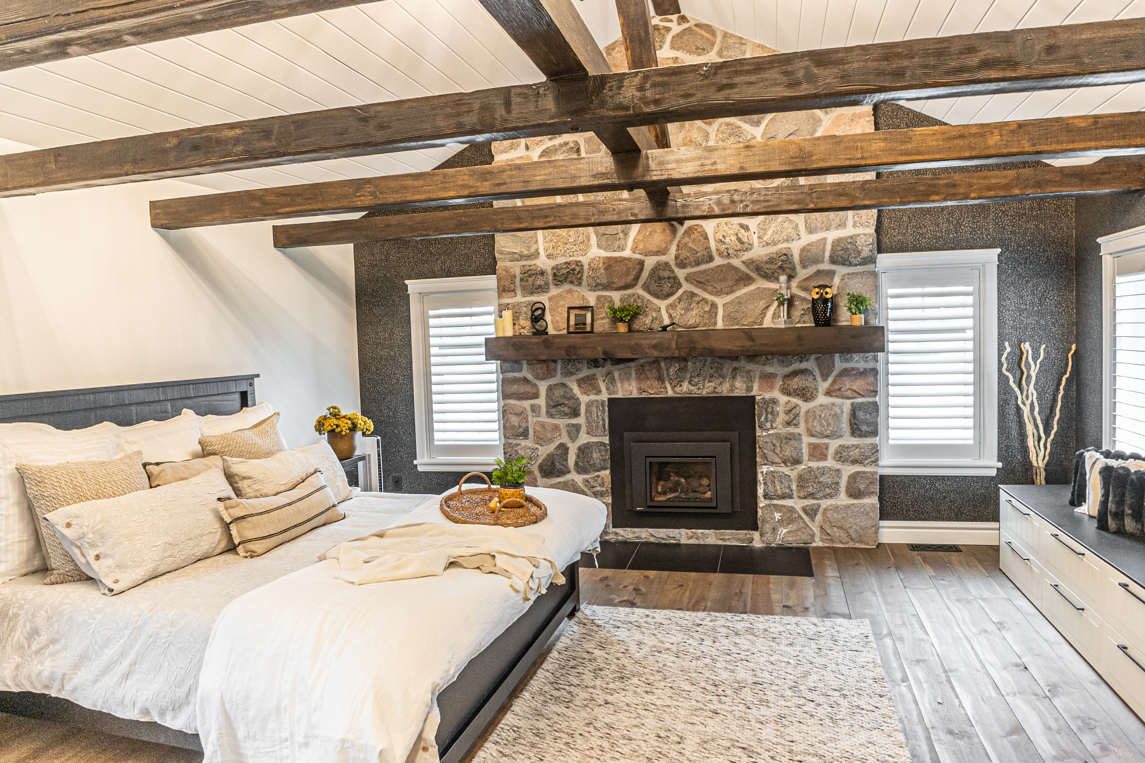 Brunissement de poutres