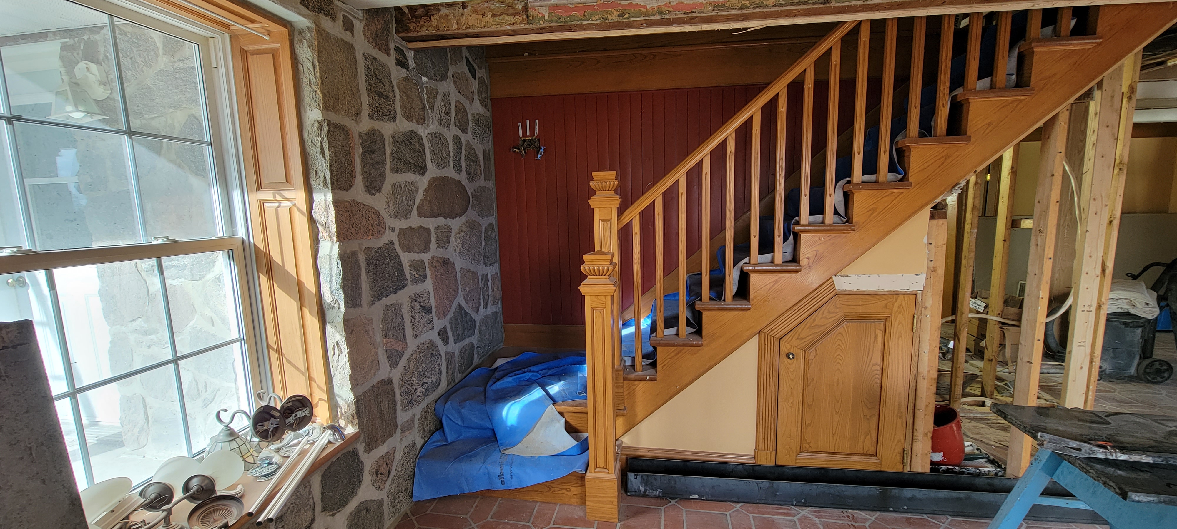 Brunissement de poutres