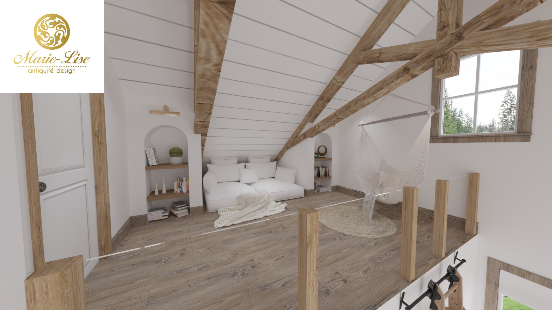 Bord de lac style French Country