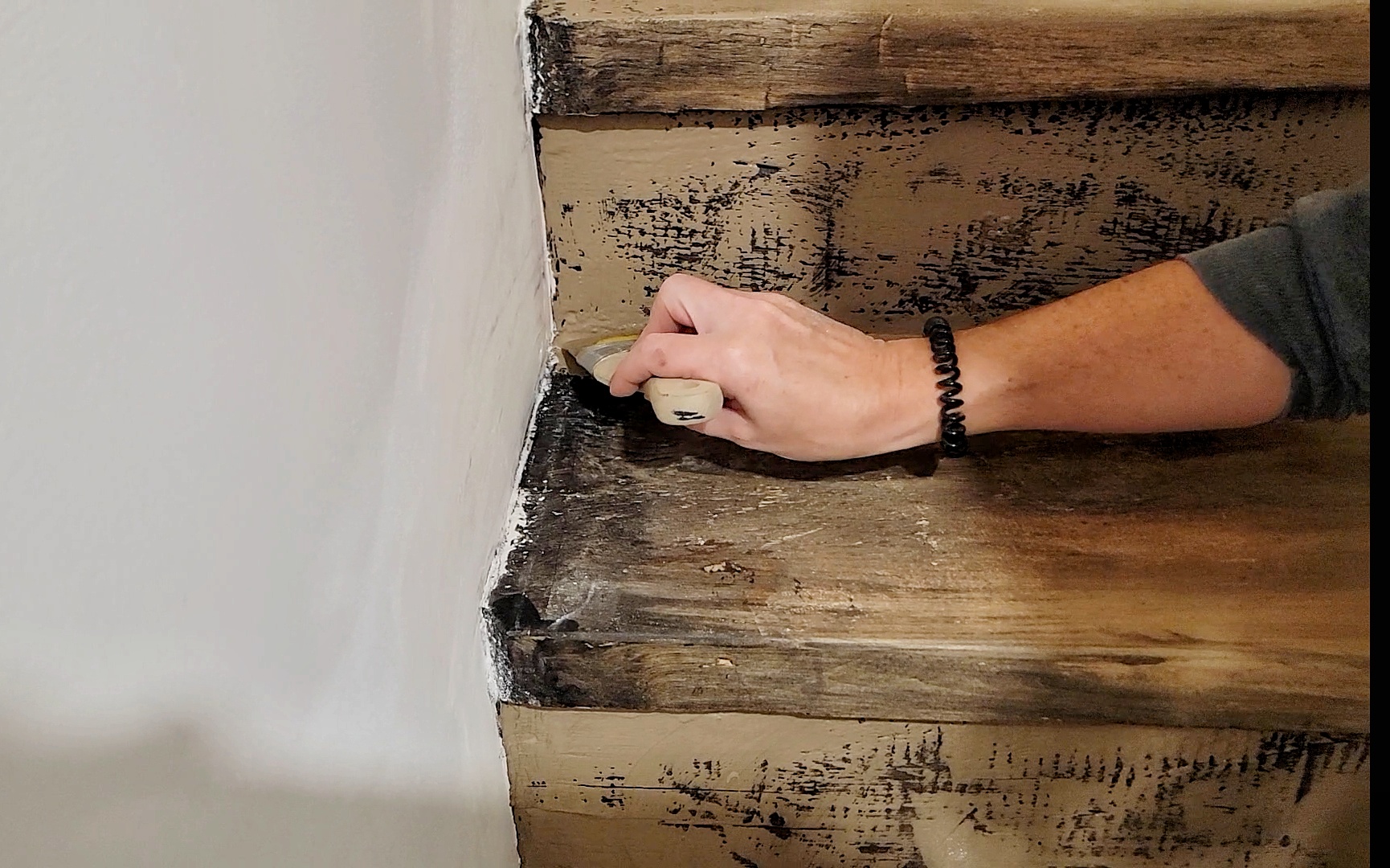 Restauration d'un escalier d'ancienne écurie