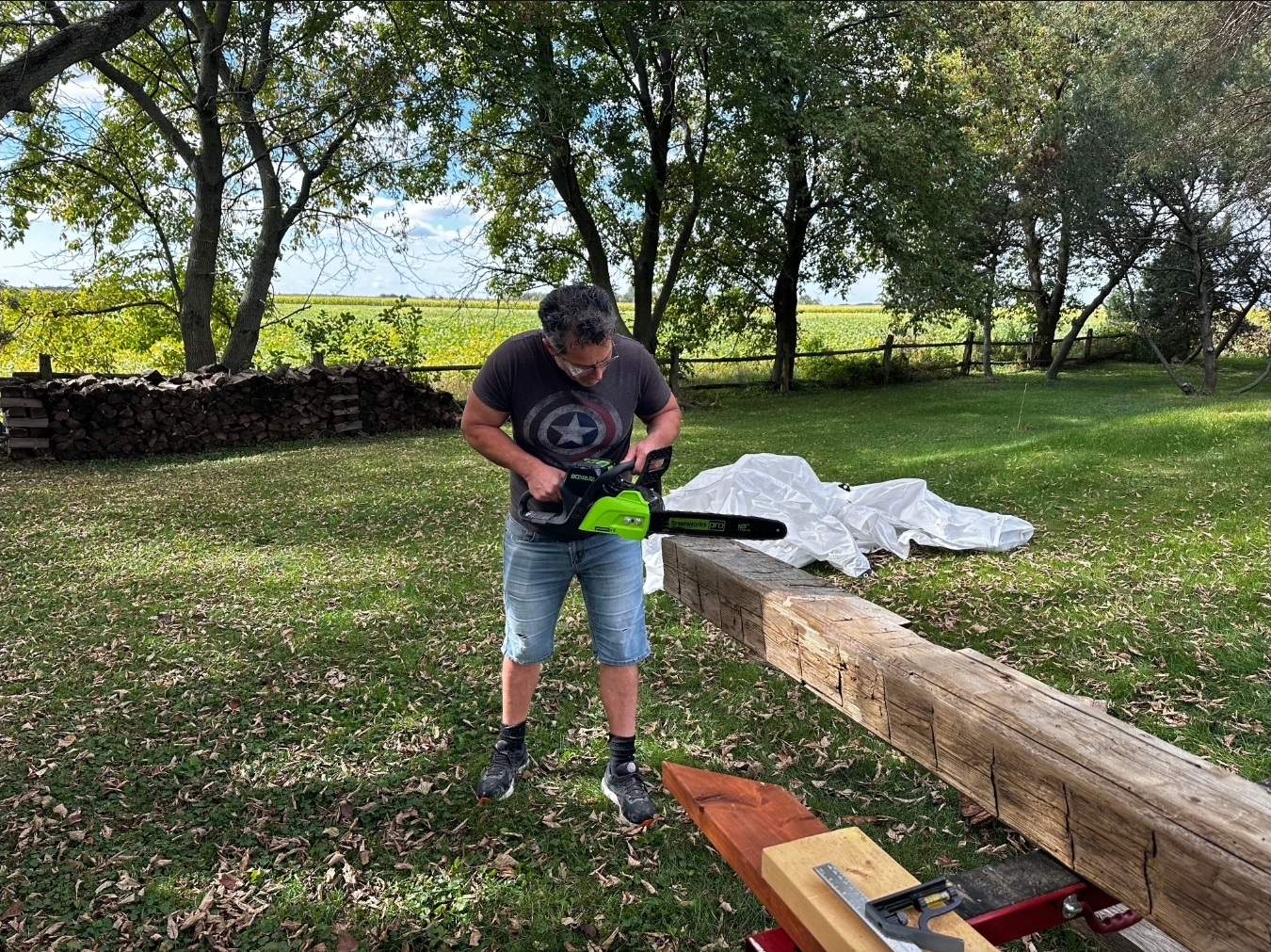 Chambres d'amis et salle de bain restaurées à l'ancienne