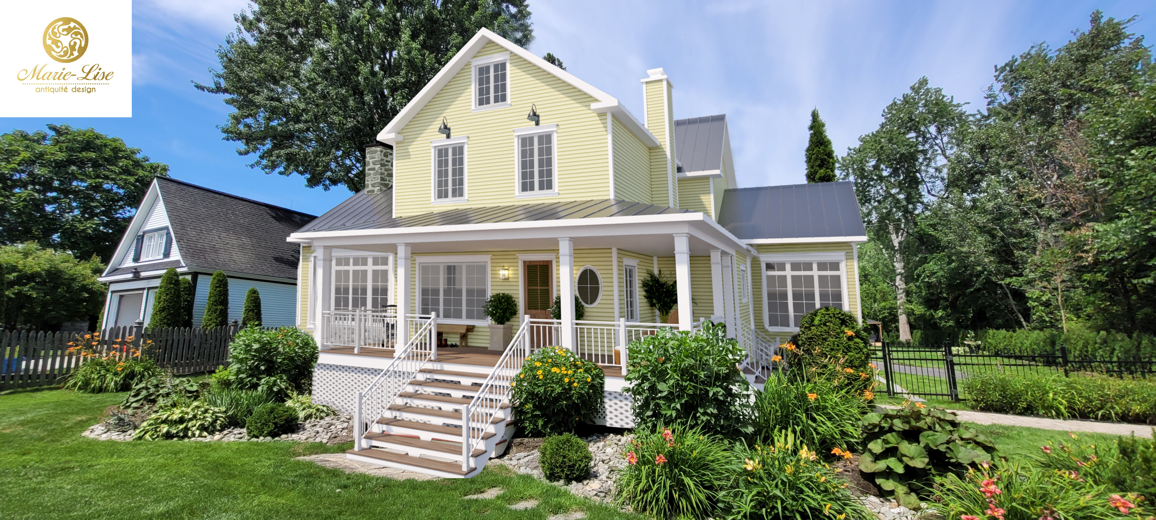 Double agrandissement maison ancestrale Beloeil