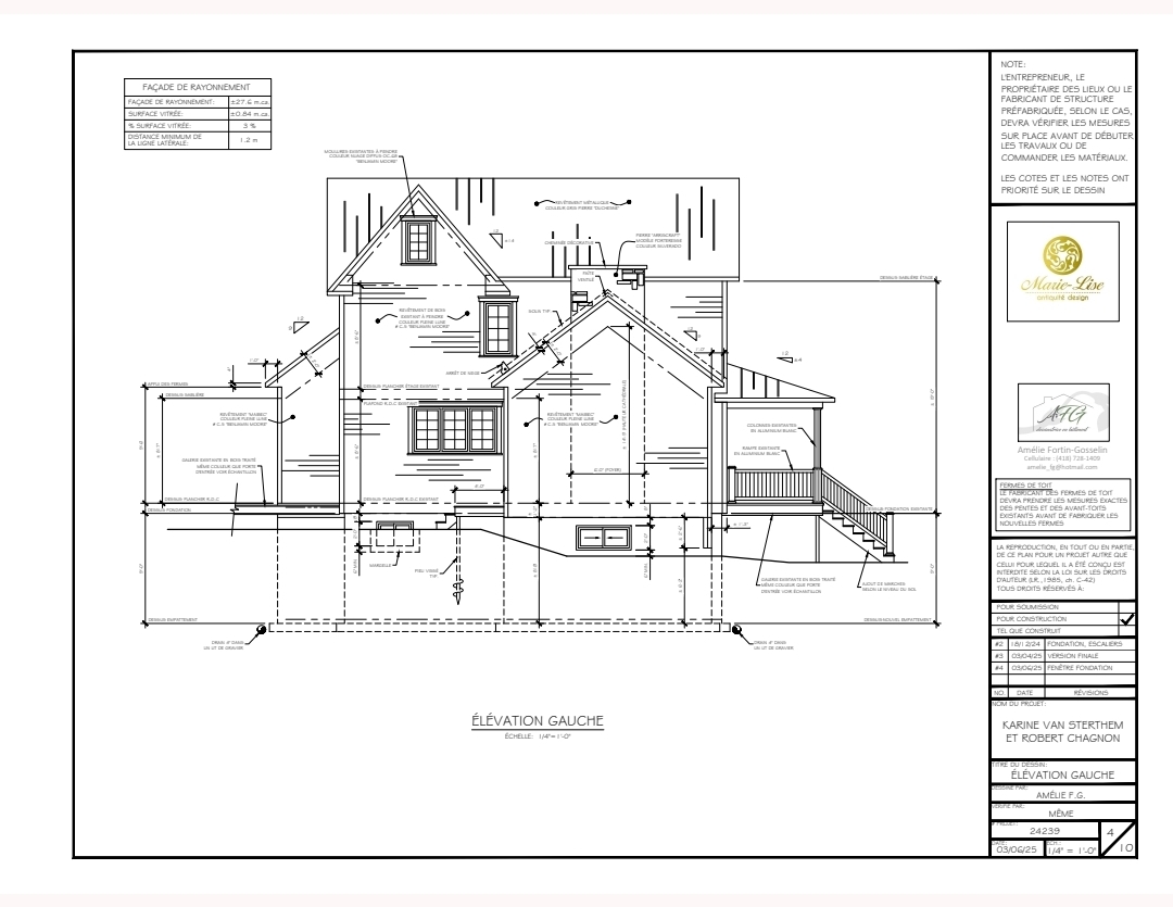 Double agrandissement maison ancestrale Beloeil